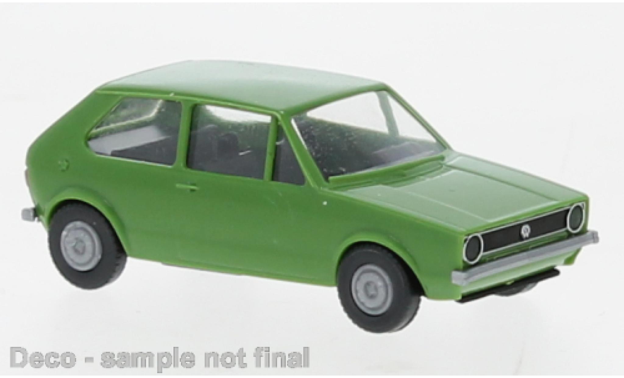Volkswagen Golf 1/87 Brekina I groen 1974 modelauto