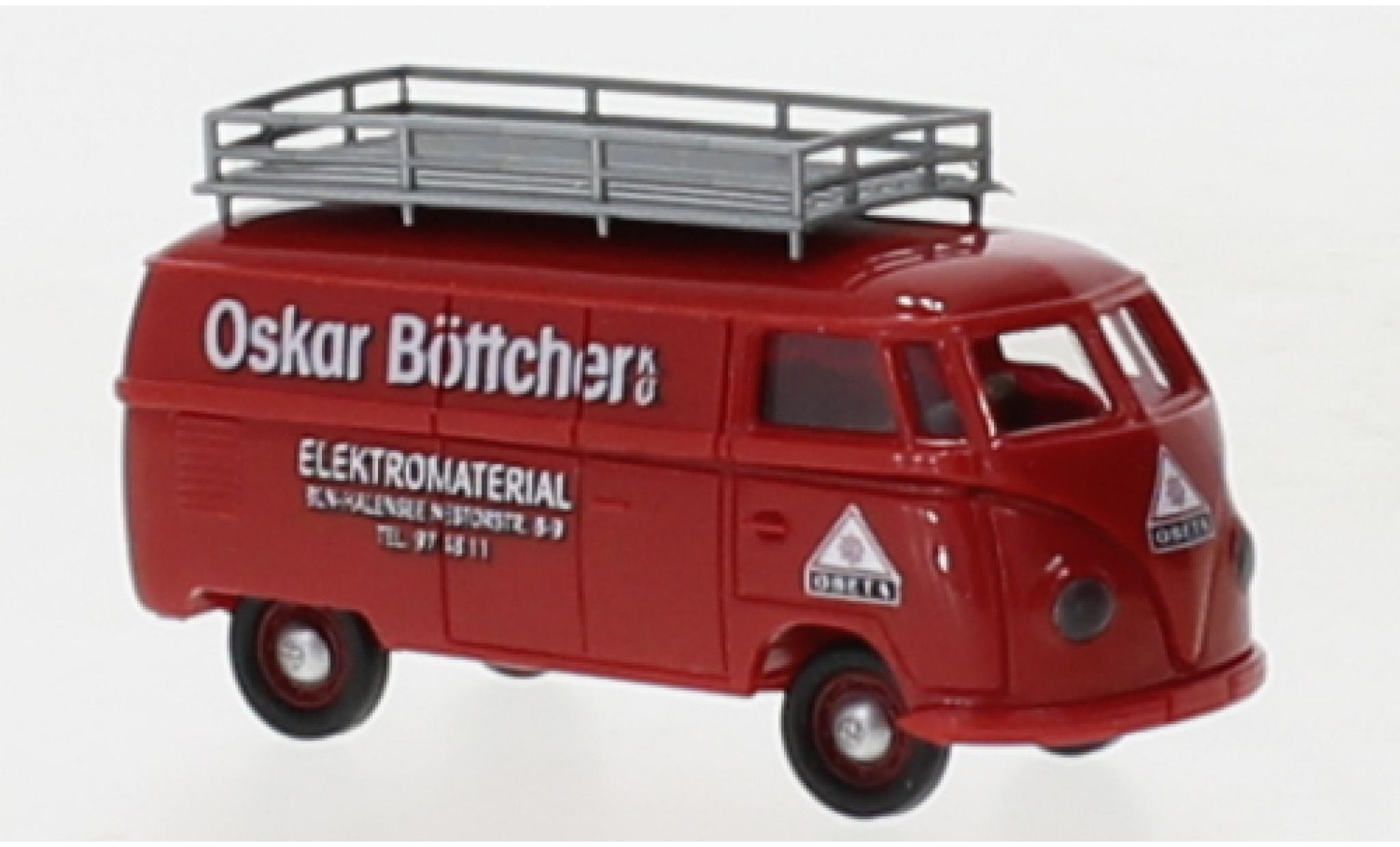Volkswagen T1 1/87 Brekina a bestelwagen Obeta 1950 modelauto