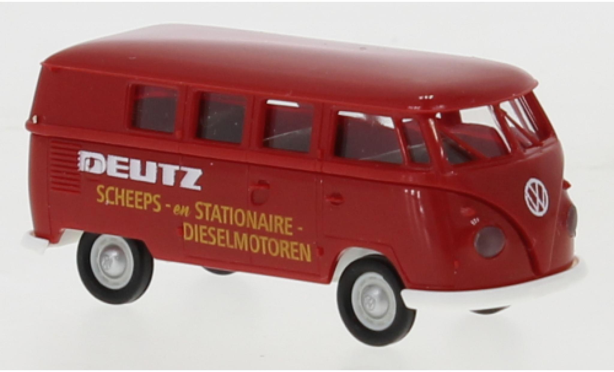 Volkswagen T1 1/87 Brekina b camionnette Deutz (NL) 1960 modelauto