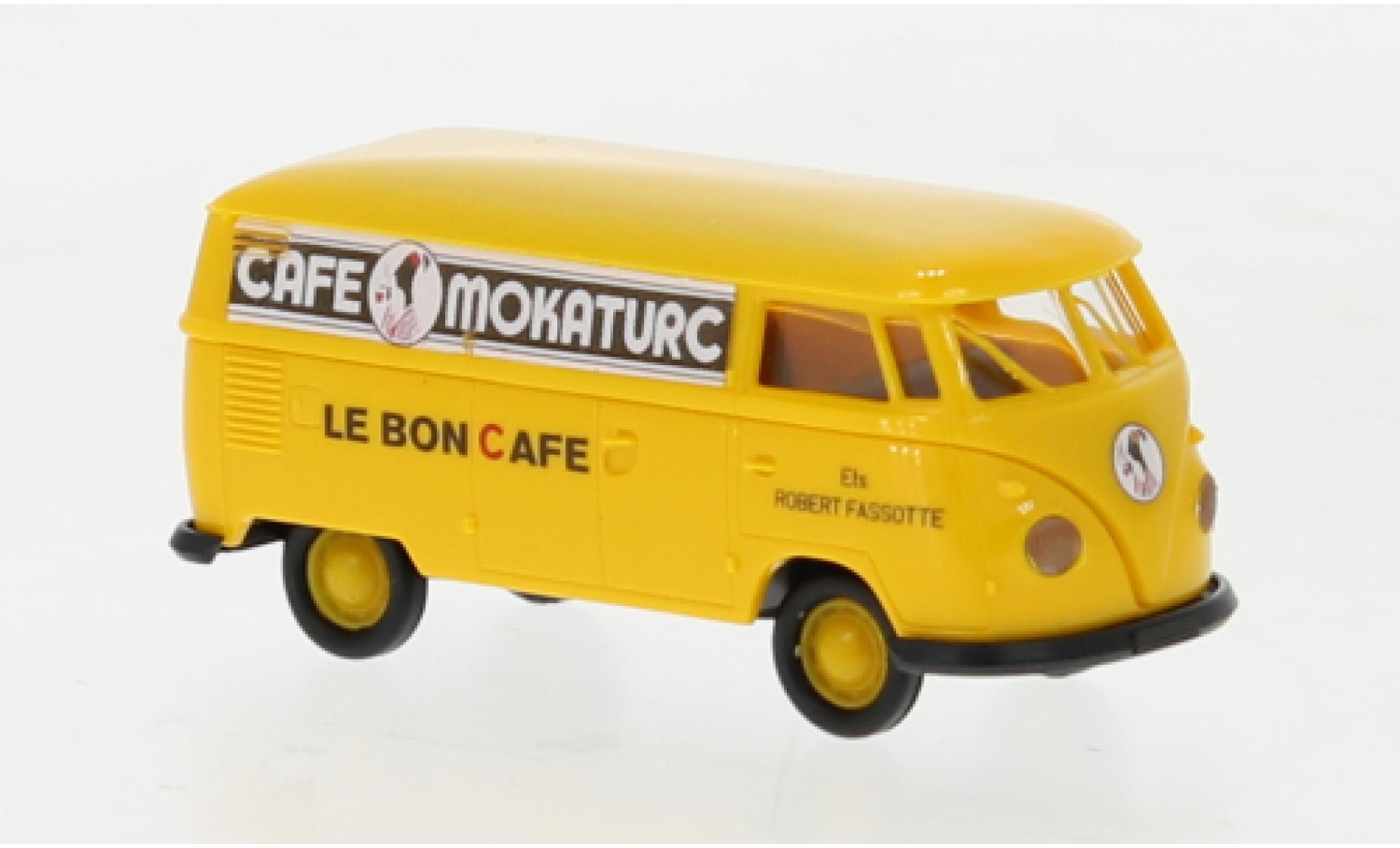 Volkswagen T1 1/87 Brekina b bestelwagen Cafe Mokaturc 1960 modelauto
