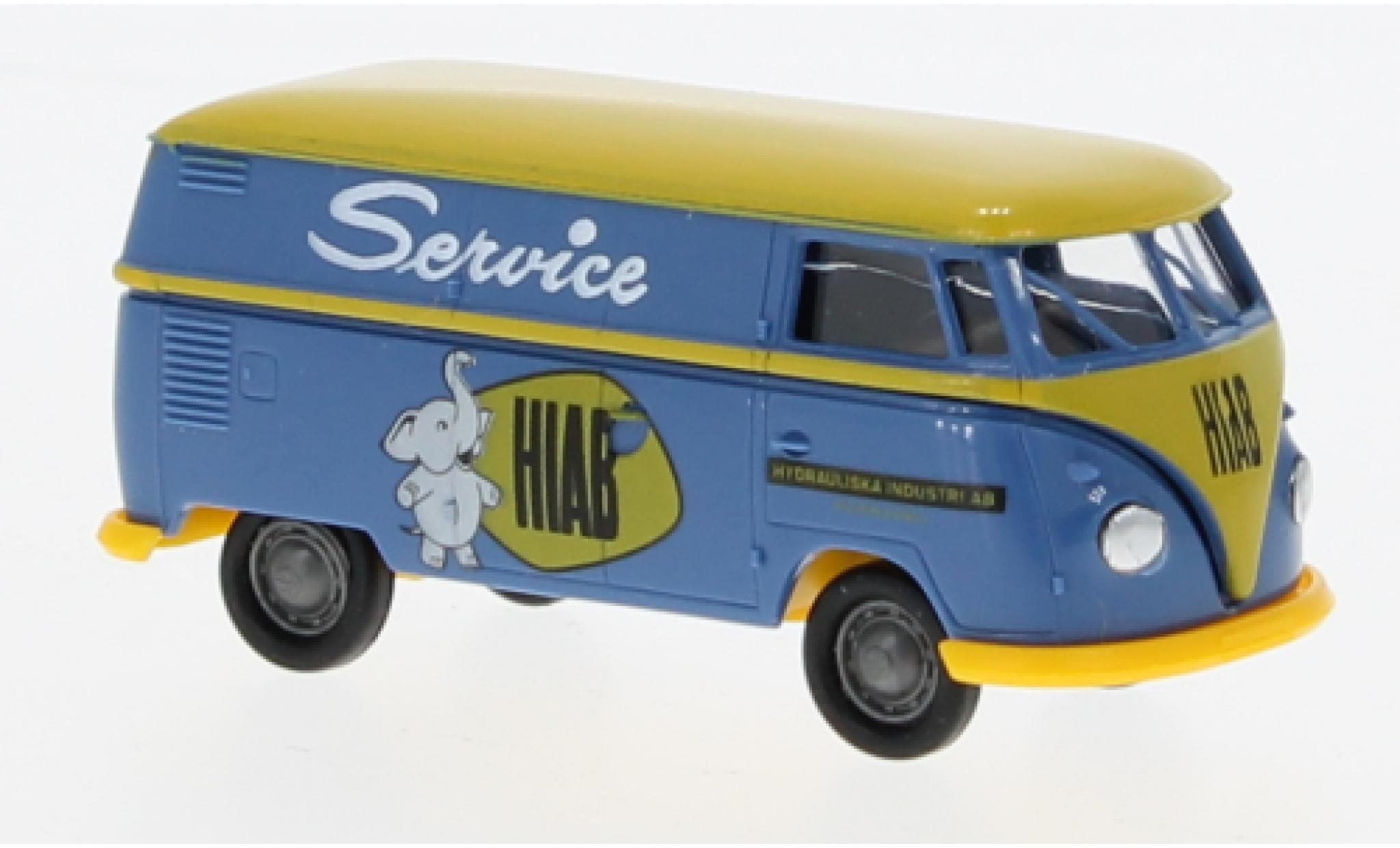 Volkswagen T1 1/87 Brekina b bestelwagen Hiab 1960 modelauto