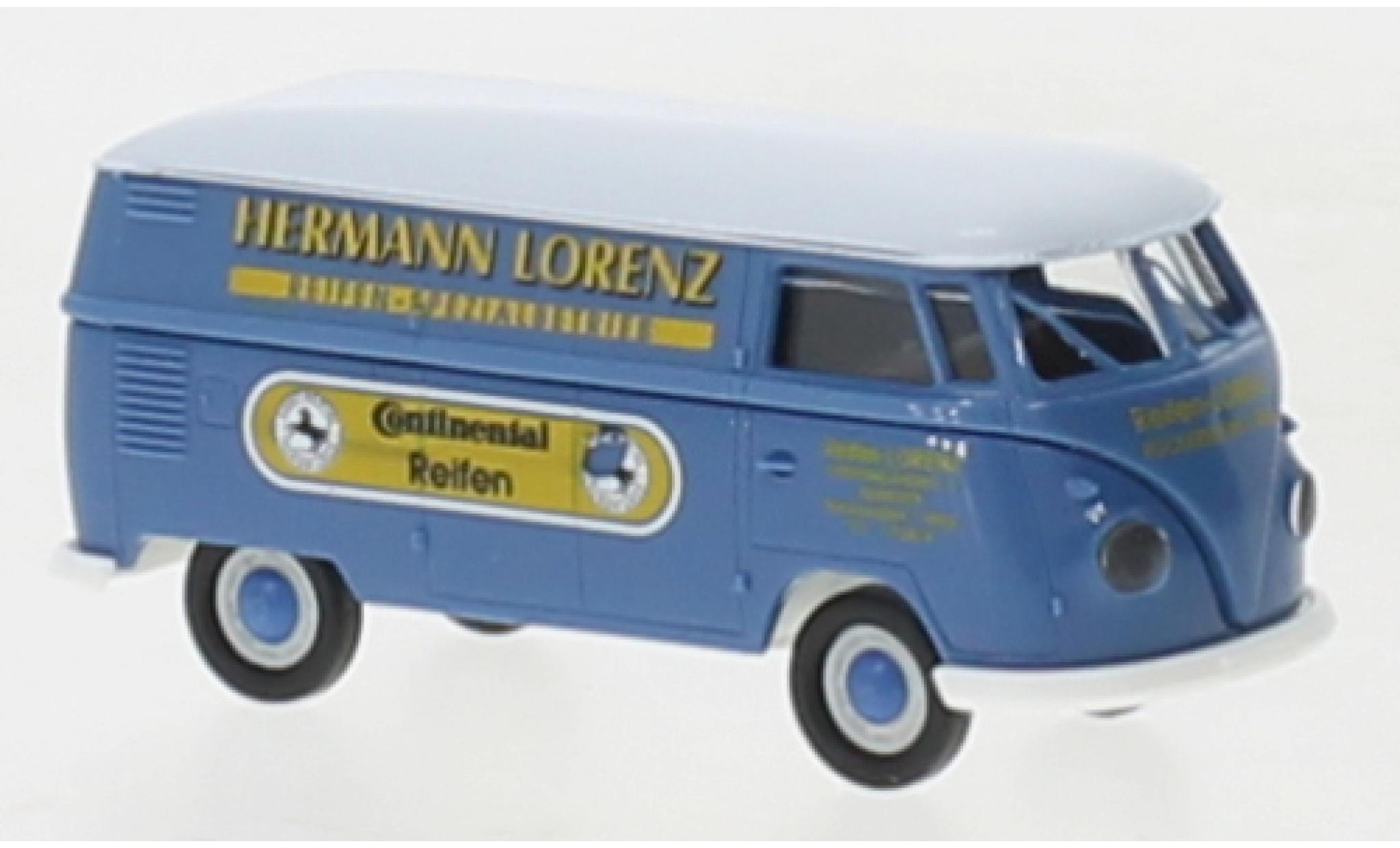 Volkswagen T1 1/87 Brekina b bestelwagen pneus Lorenz 1960 modelauto