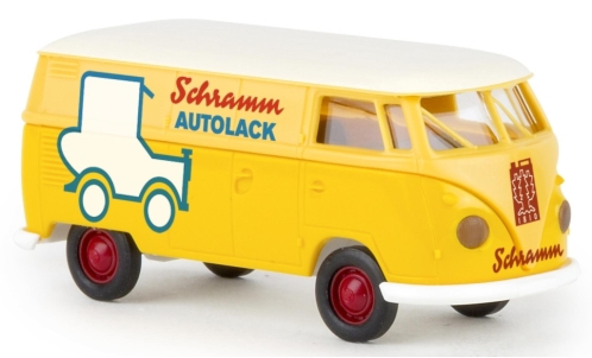 Volkswagen T1 1/87 Brekina b bestelwagen Schramm Autolack modelauto