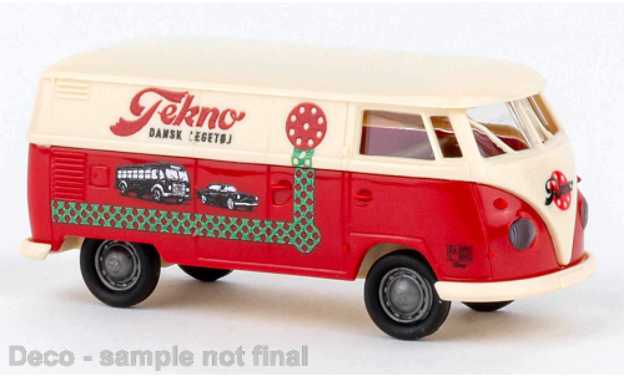 Volkswagen T1 1/87 Brekina b bestelwagen Tekno (DK) 1960 modelauto