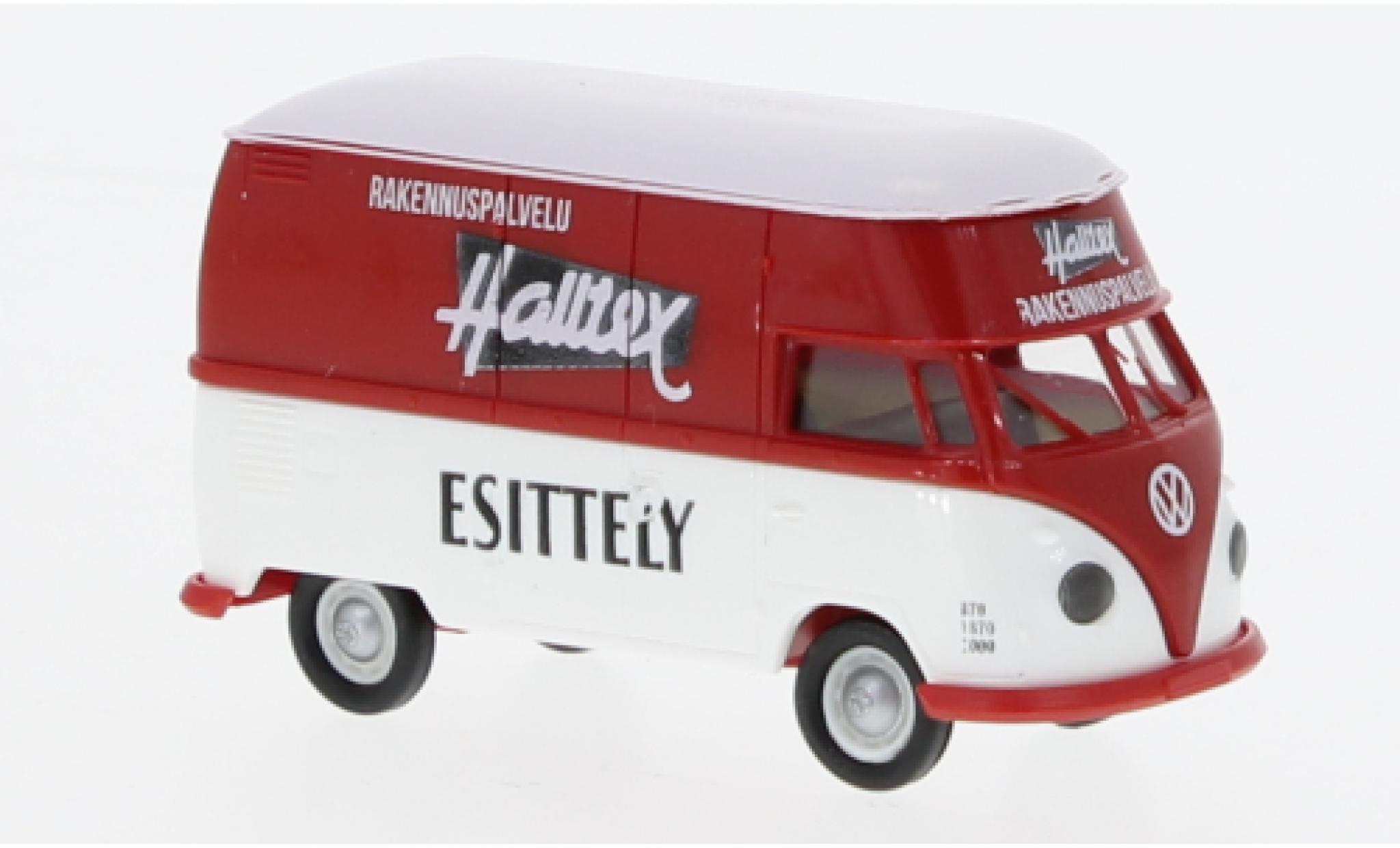 Volkswagen T1 1/87 Brekina b Gro&szlig;raum-bestelwagen Halltex Esittely 1960 modelauto