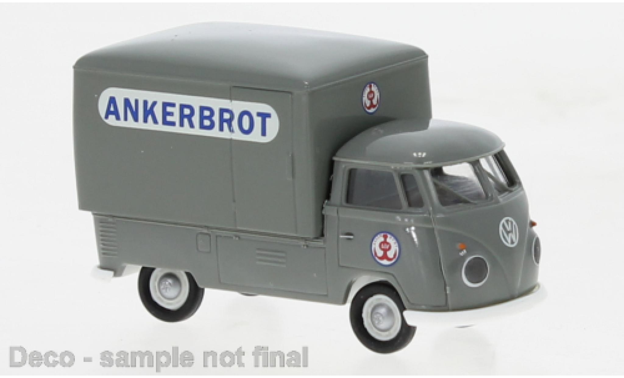 Volkswagen T1 1/87 Brekina b Gro&szlig;raum-wagon conteneur Ankerbrood Ankerbrood 1960 modelauto
