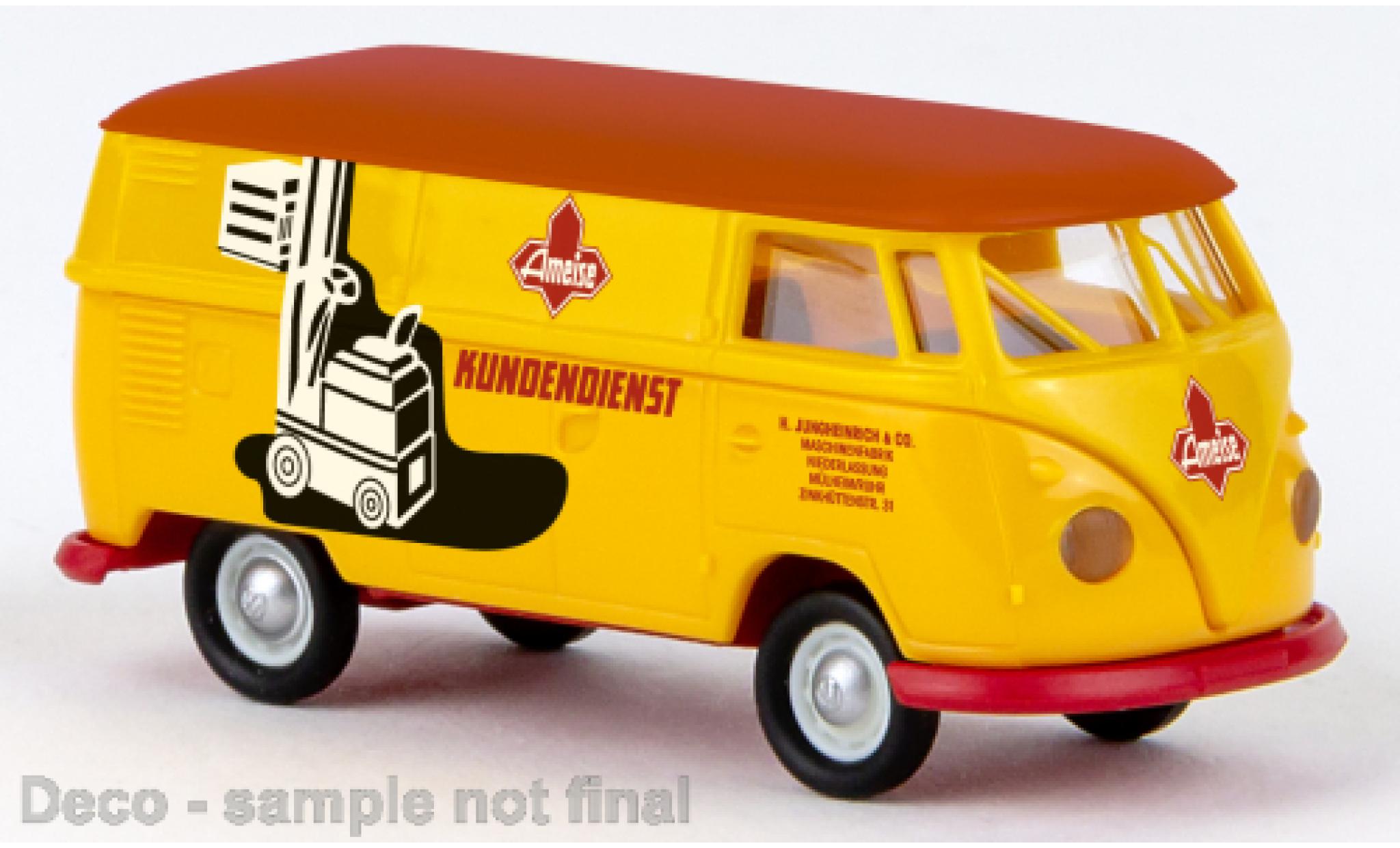 Volkswagen T1 1/87 Brekina b Kasten Ameise 1960 modelauto