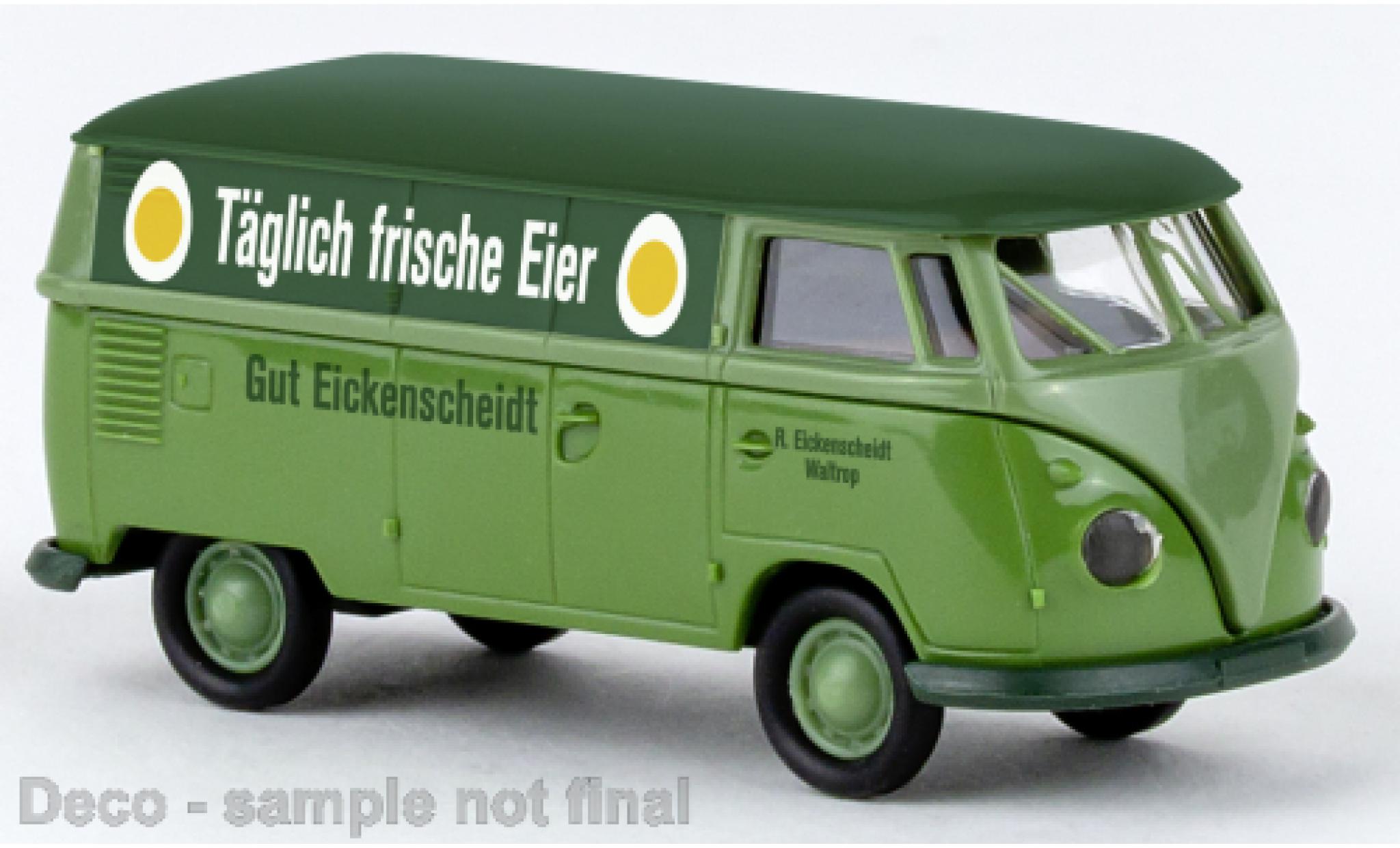 Volkswagen T1 1/87 Brekina b Kasten Gut Eickenscheidt 1960 modelauto