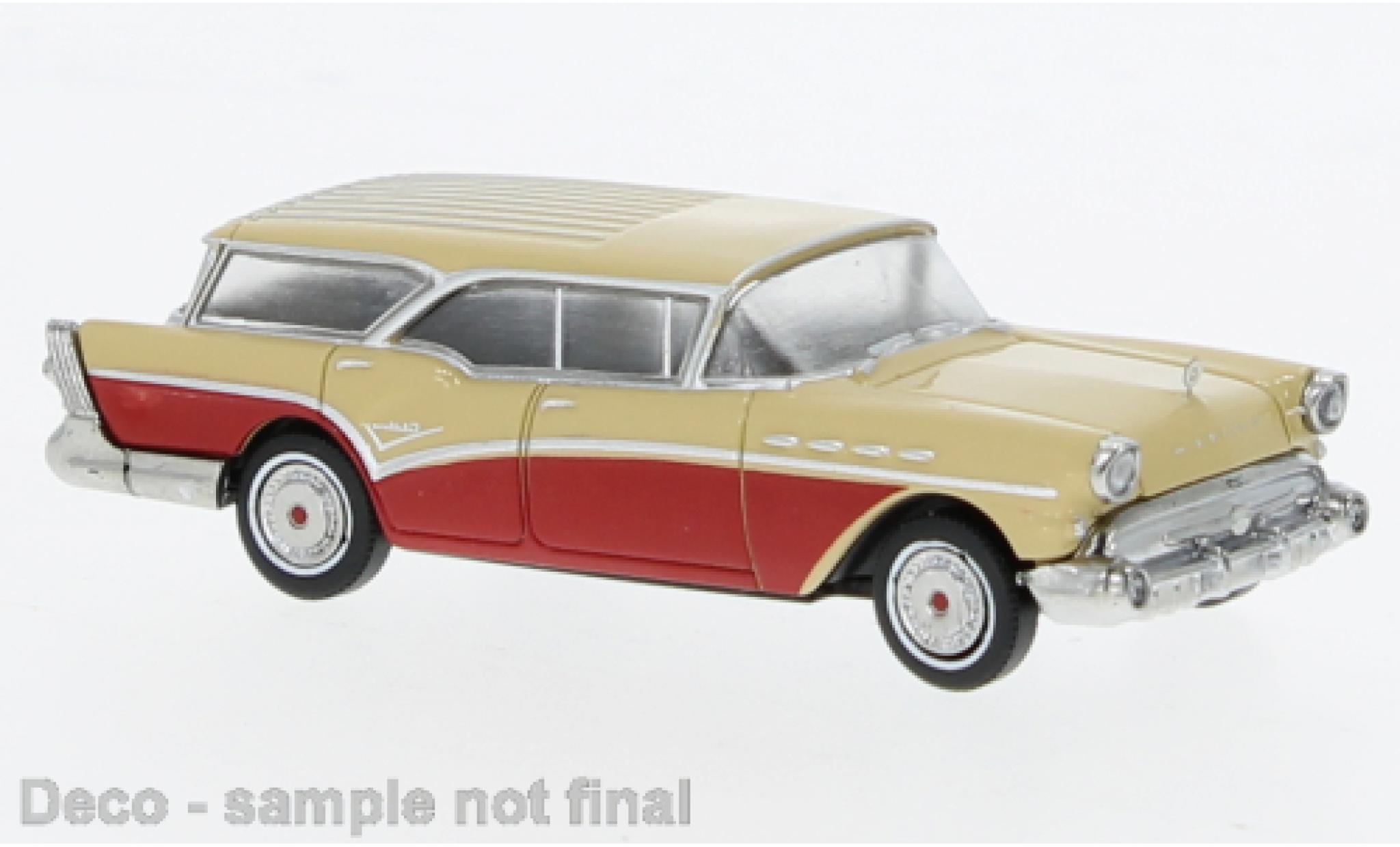 Buick Century 1/87 Brekina Caballero beige/rood 1957 1:87 modelauto