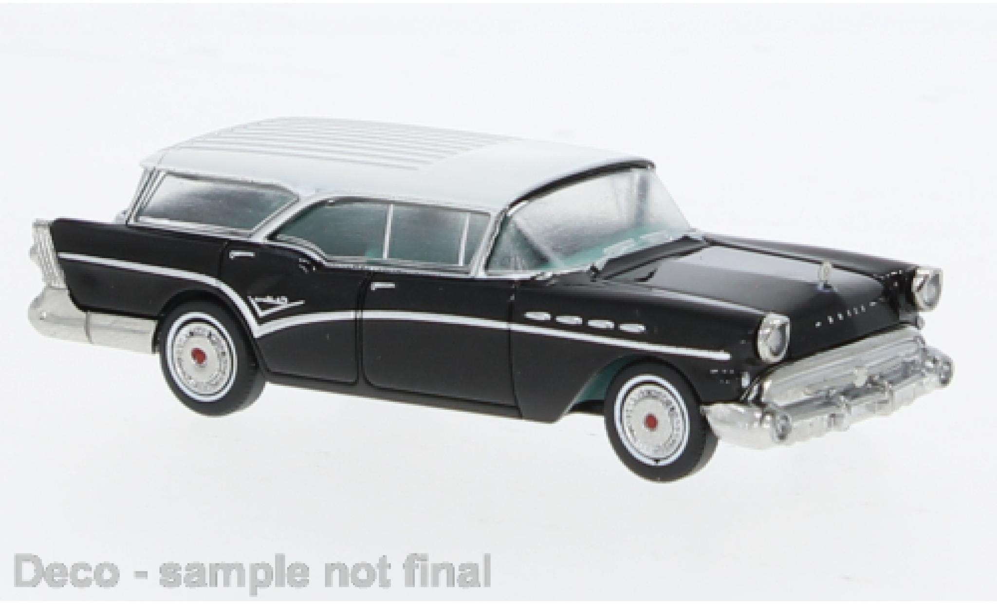 Buick Century 1/87 Brekina Caballero zwart/wit 1957 1:87 modelauto