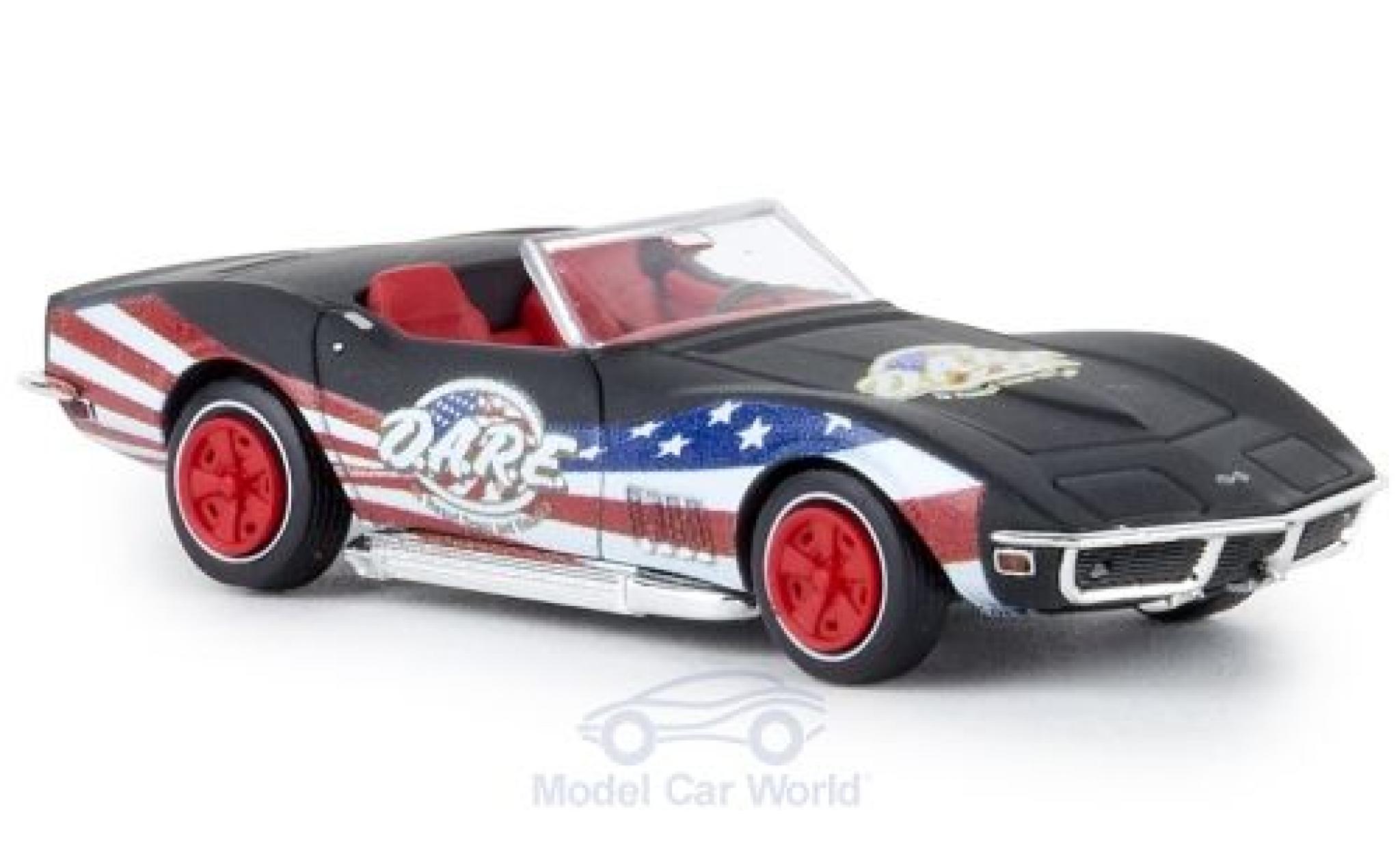 Chevrolet Corvette 1/87 Brekina C3 Cabrio D.A.R.E. modelauto
