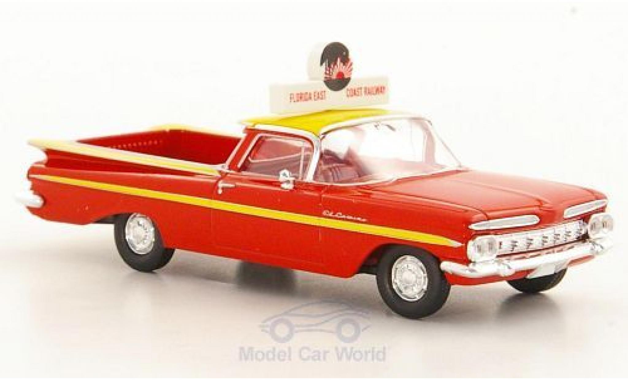 Chevrolet El Camino 1/87 Brekina Florida East Coast Railway modelauto