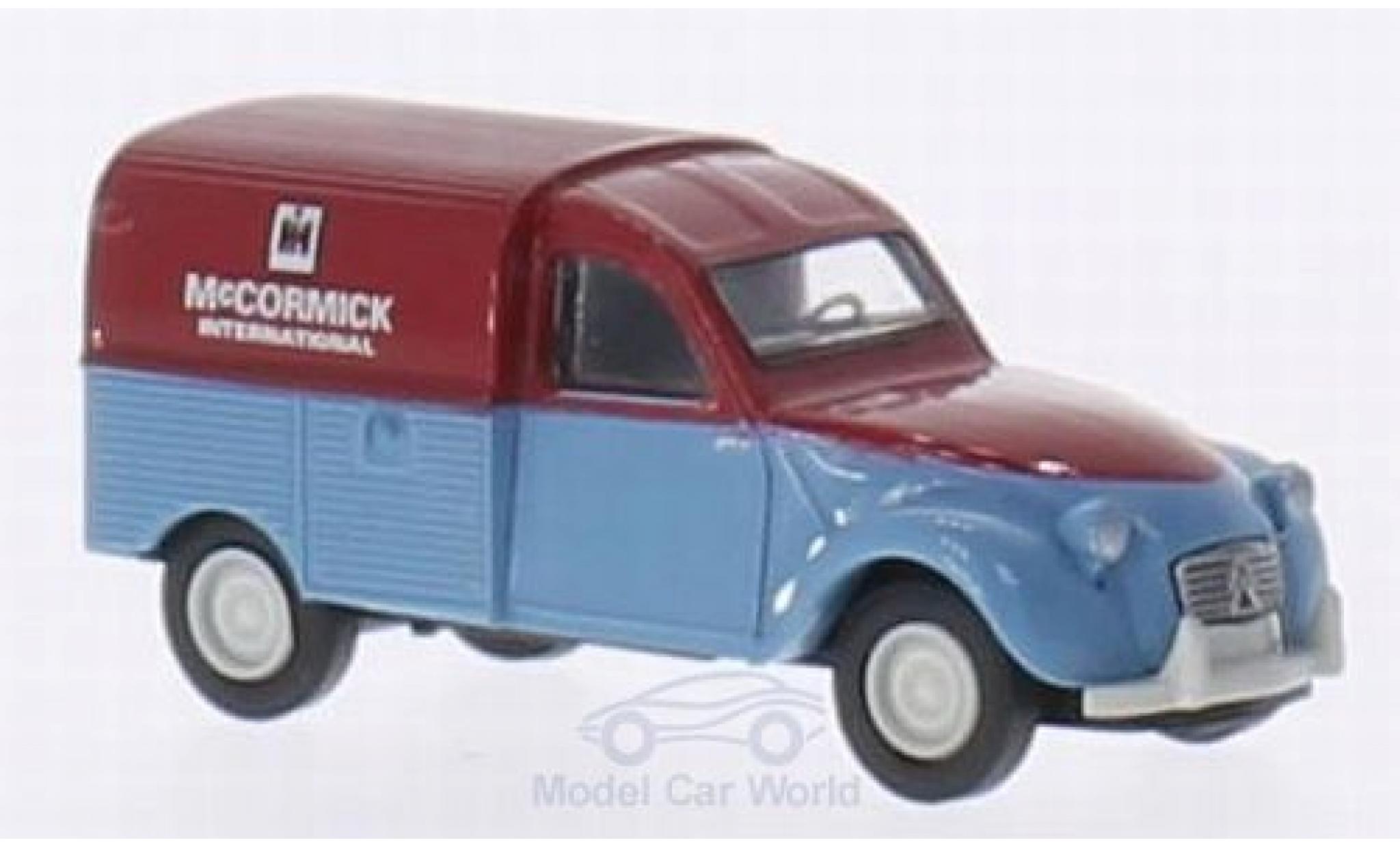 Citroen 2CV 1/87 Brekina AZU McCormick modelauto