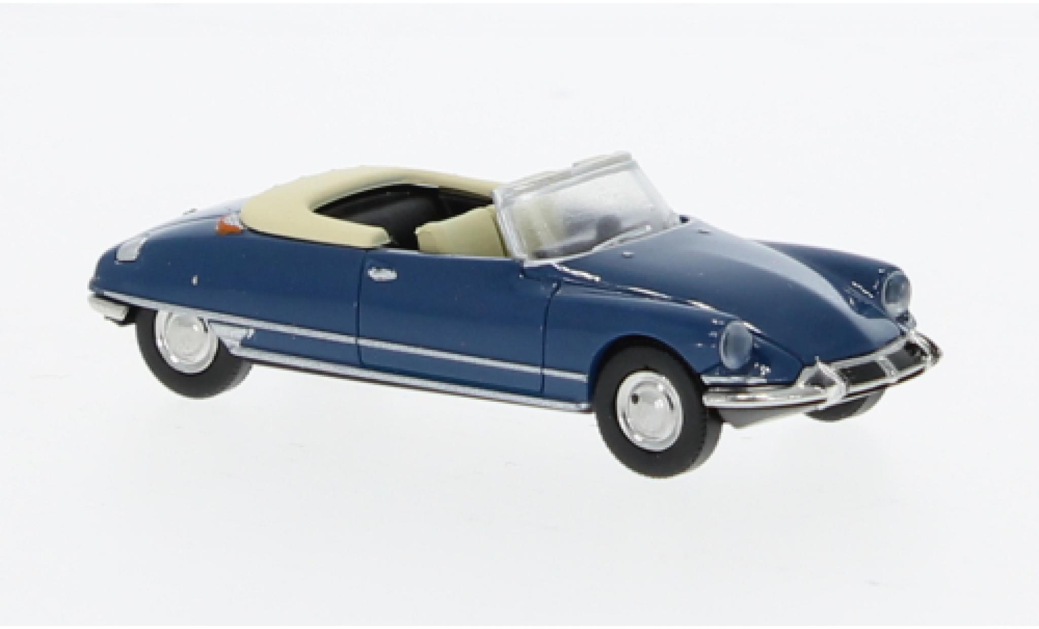 Citroen DS 1/87 Brekina Cabrio blauw 1963 1:87 modelauto