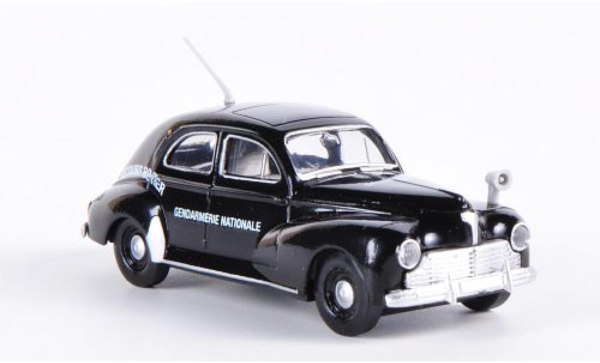 Peugeot 203 1/87 Brekina Drummer Gendamerie Nationale - Secours routier modelauto