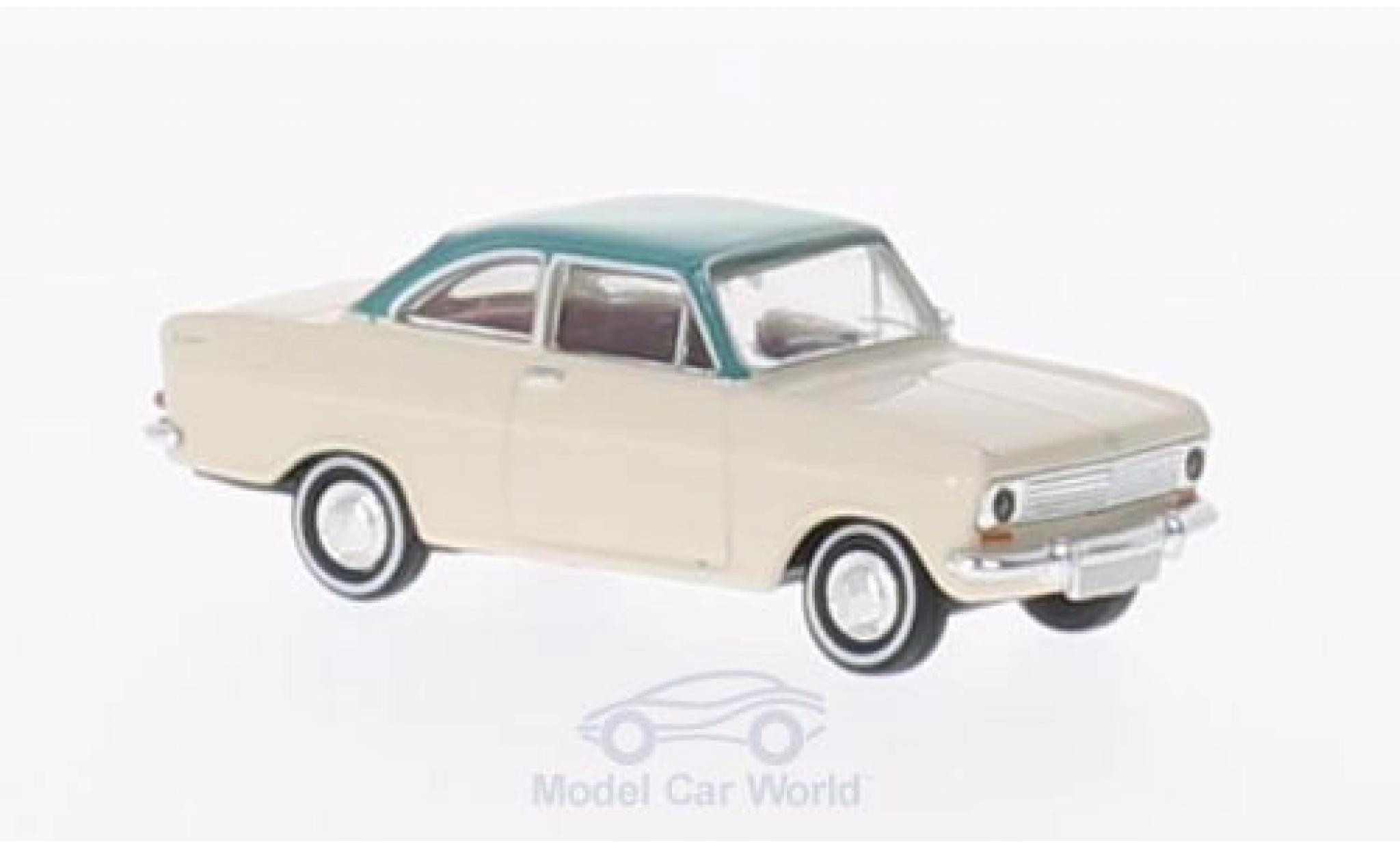 Opel Kadett 1/87 Brekina A Coup beige/t&uuml;rkis modelauto