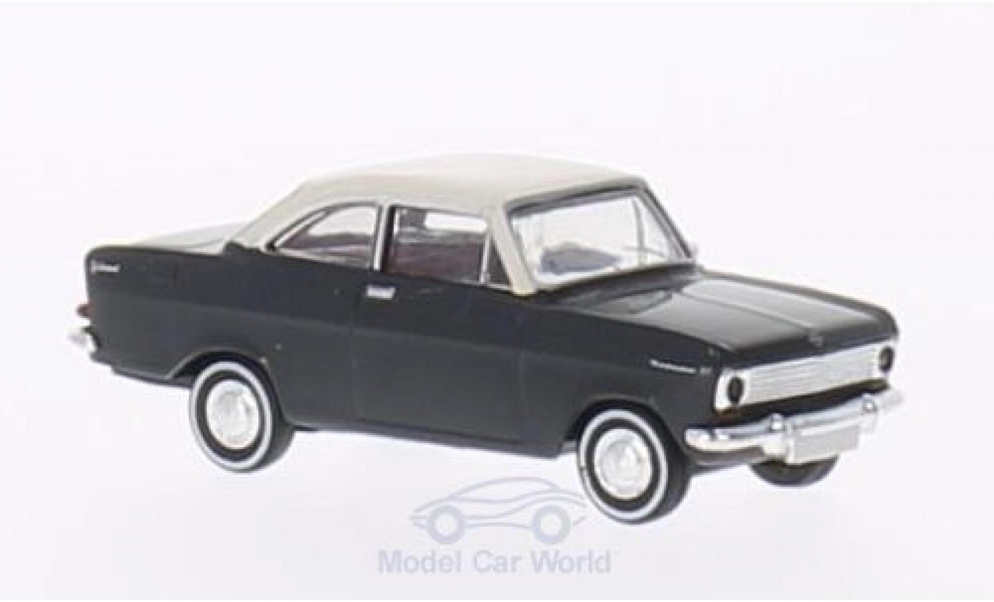 Opel Kadett E 1/87 Brekina A Coupe grijs/wit modelauto