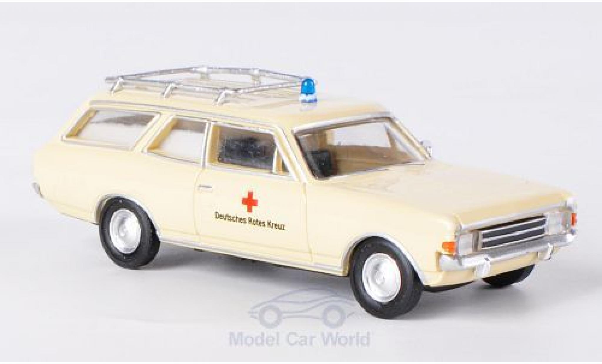 Opel Rekord 1/87 Brekina C Caravan DRK modelauto