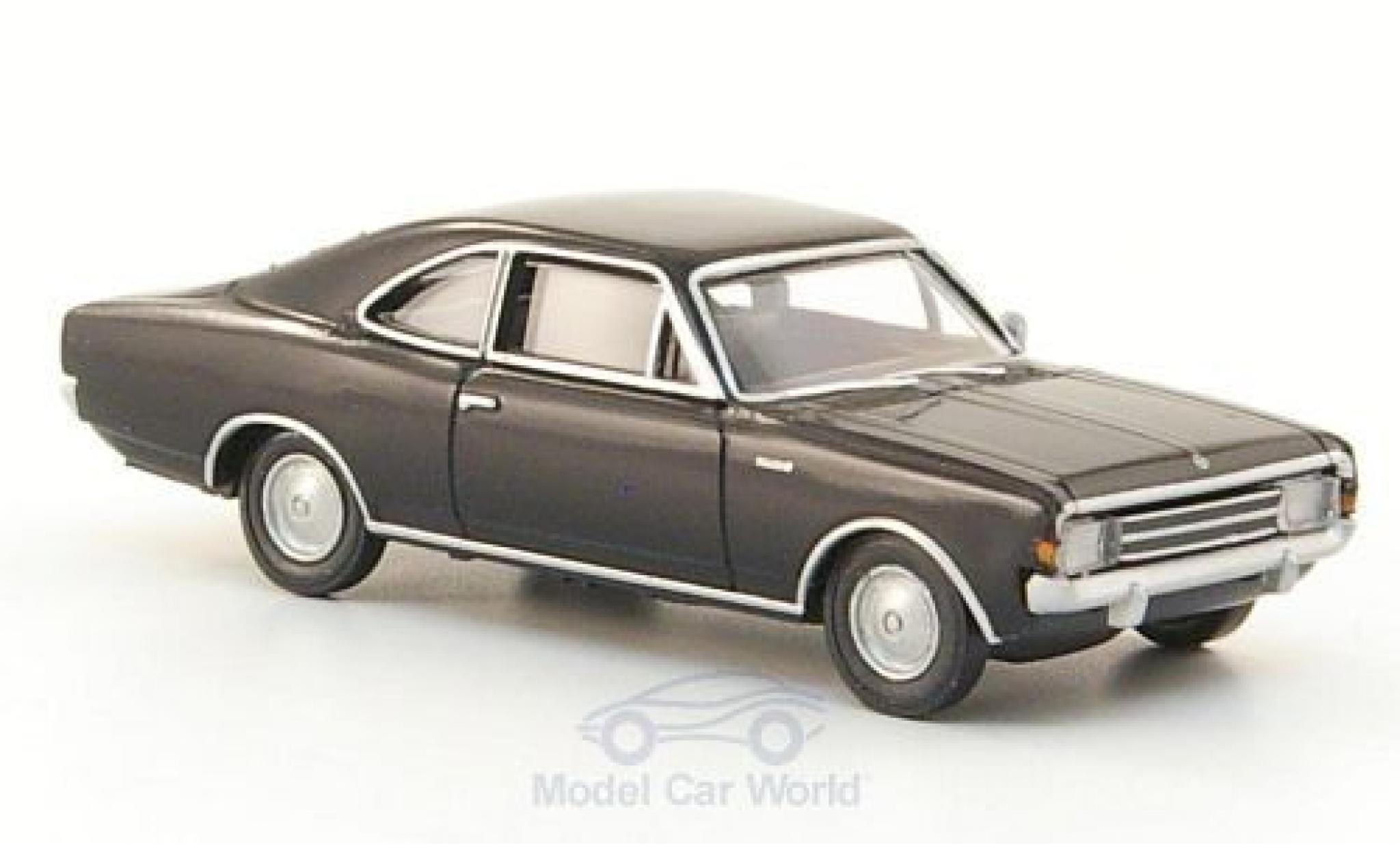 Opel Rekord 1/87 Brekina C Coupe zwart modelauto
