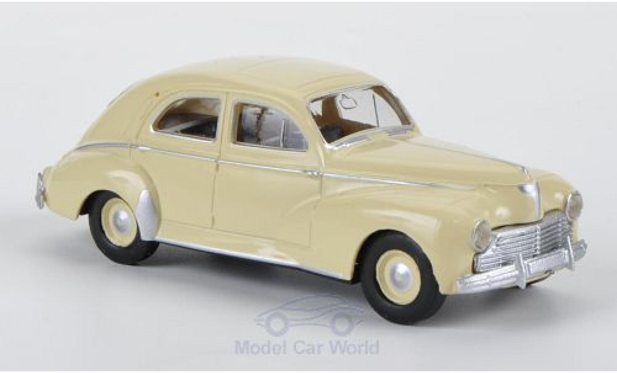 Peugeot 203 1/87 Brekina Sedan beige modelauto