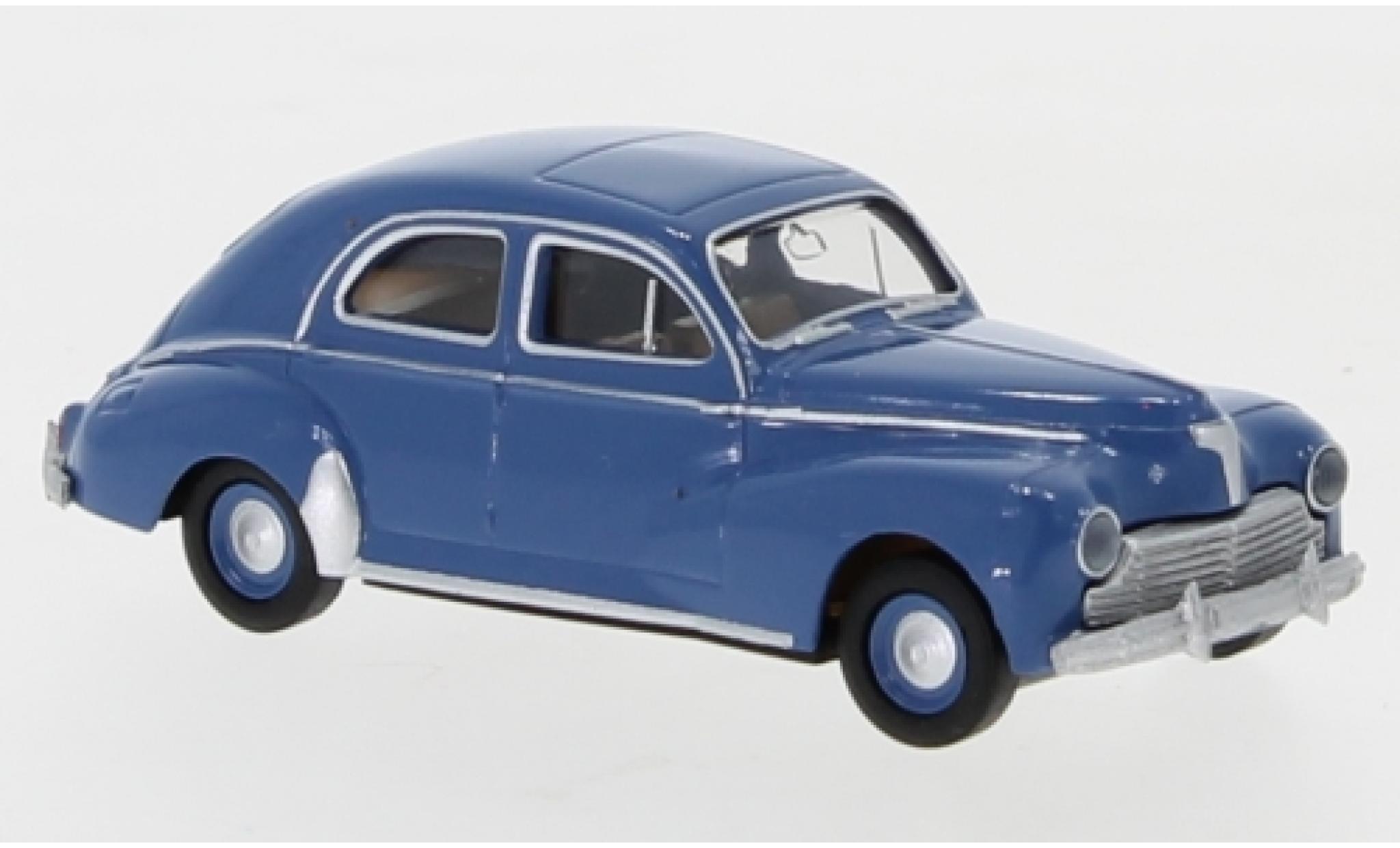 Peugeot 203 1/87 Brekina blauw 1948 modelauto