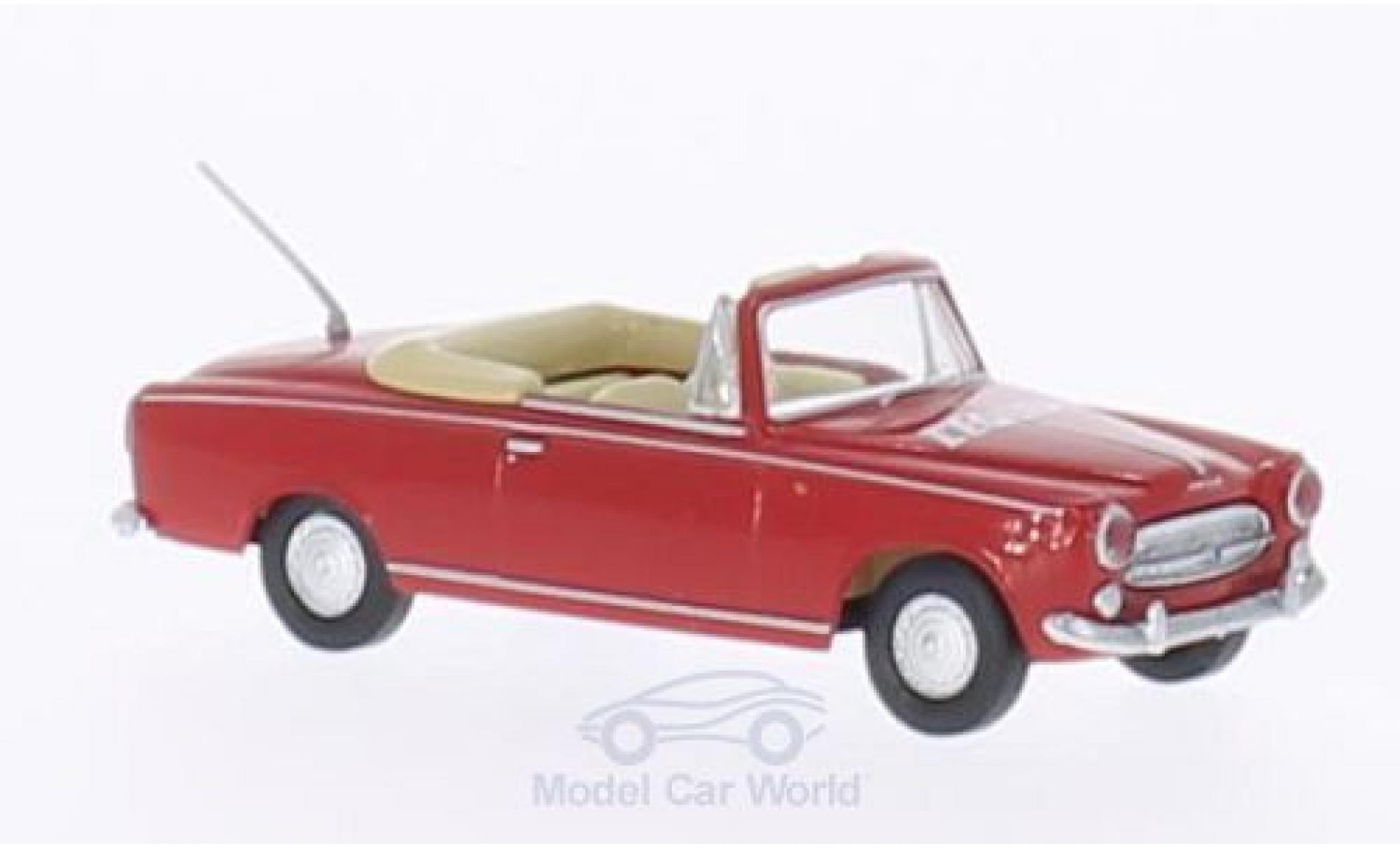 Peugeot 403 Cabriolet 1/87 Brekina Cabriolet L equipe modelauto