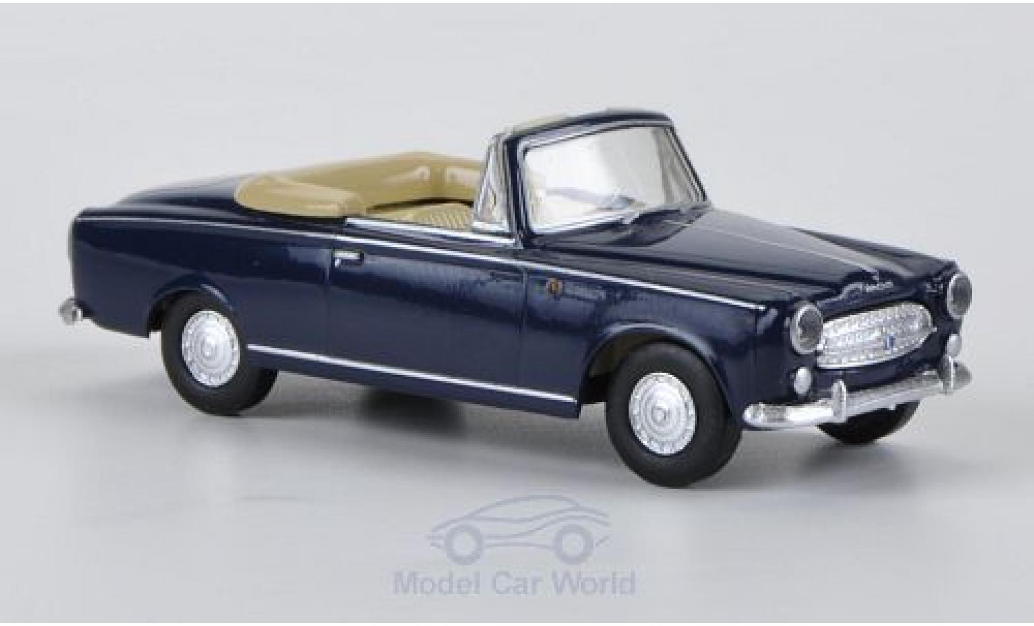Peugeot 403 1/87 Brekina blauw modelauto