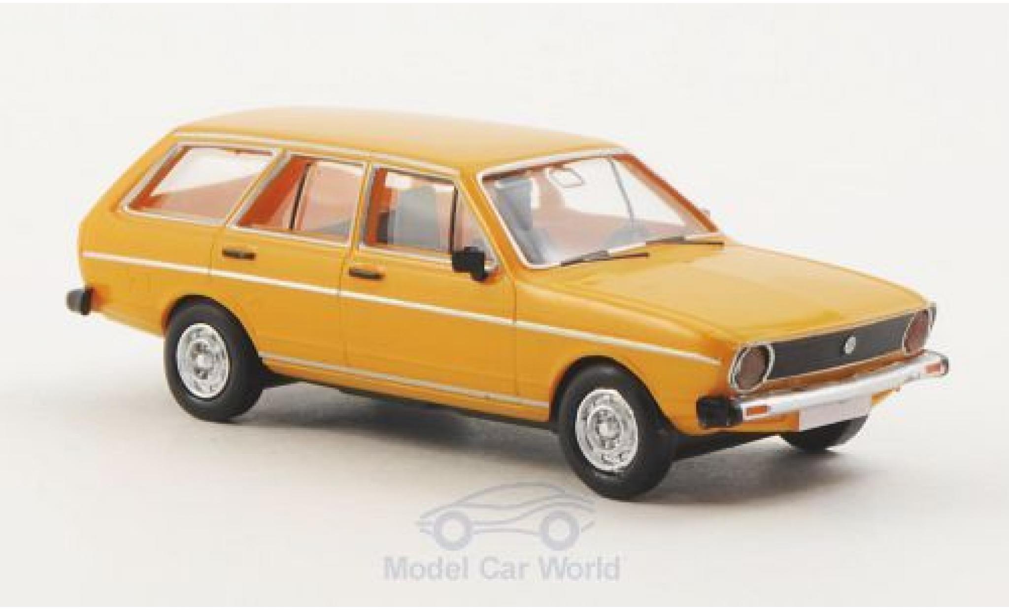 Volkswagen Passat 1/87 Brekina Variant geel modelauto