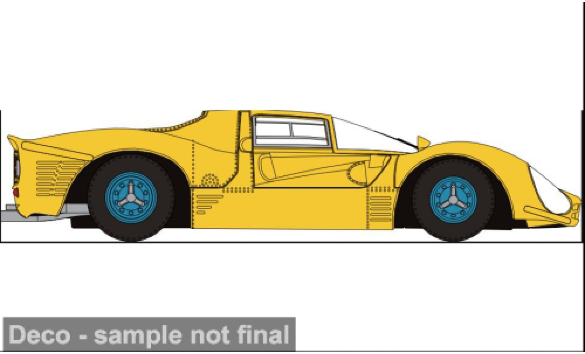 Ferrari 330 1/87 Brekina P3 Sedantta geel 1967 1:87 modelauto