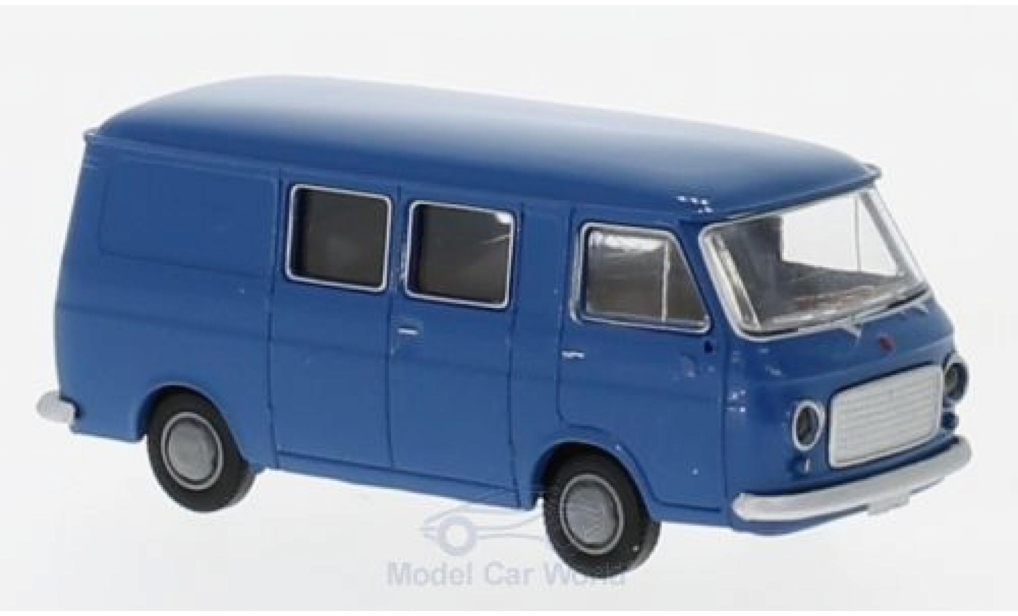 Fiat 238 1/87 Brekina Halbbus blauw modelauto