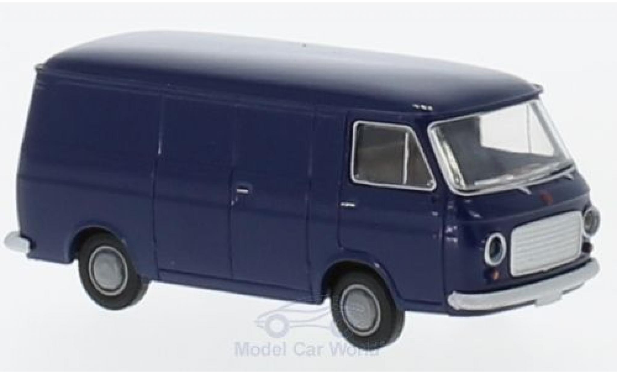 Fiat 238 1/87 Brekina Kasten blauw modelauto