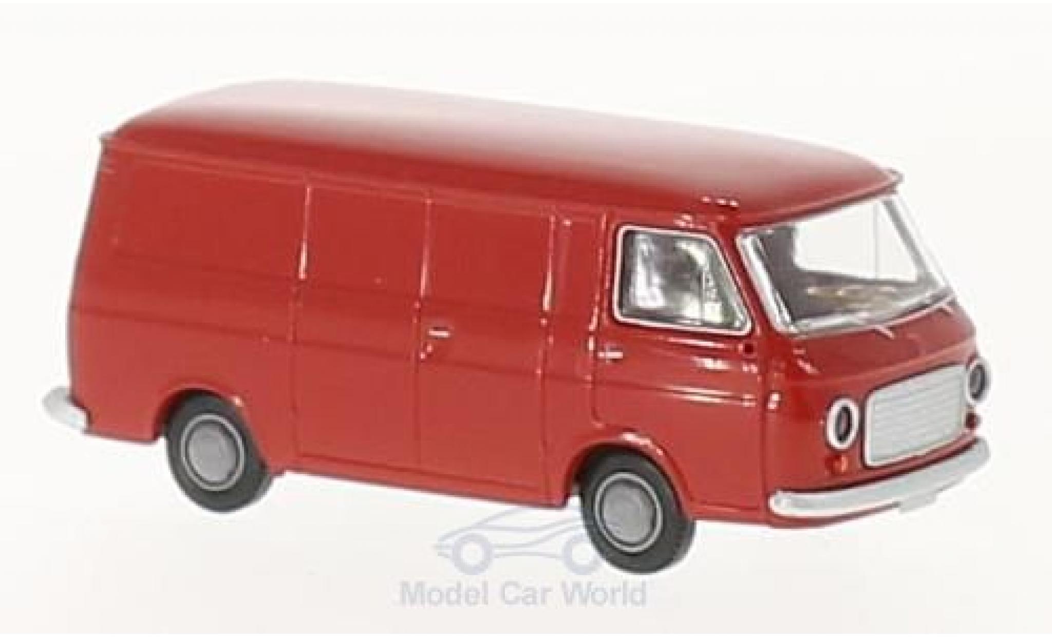 Fiat 238 1/87 Brekina Bestelwagen rood modelauto