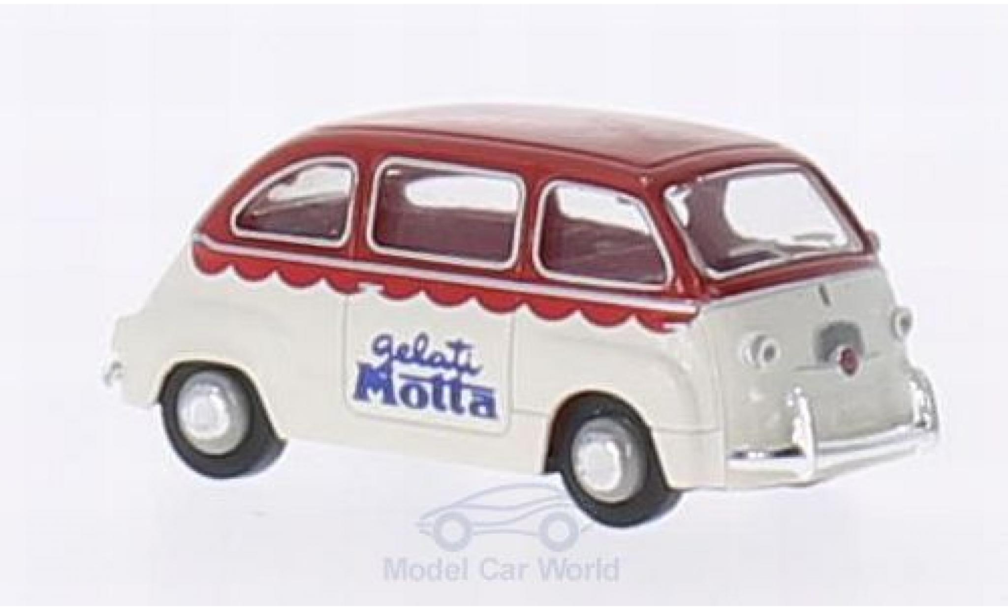 Fiat Multipla 1/87 Brekina Gelati Motta modelauto