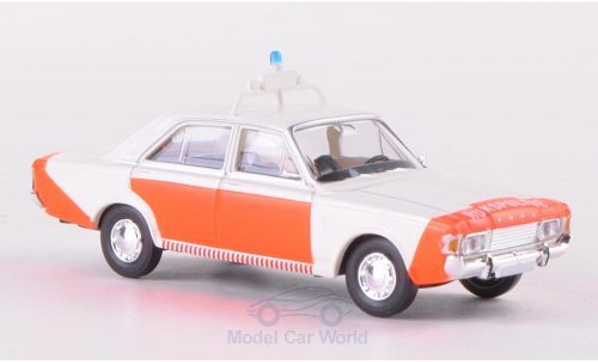 Ford 17M 1/87 Brekina 17m (P7b) Rijkspolitie Politie (NL) modelauto