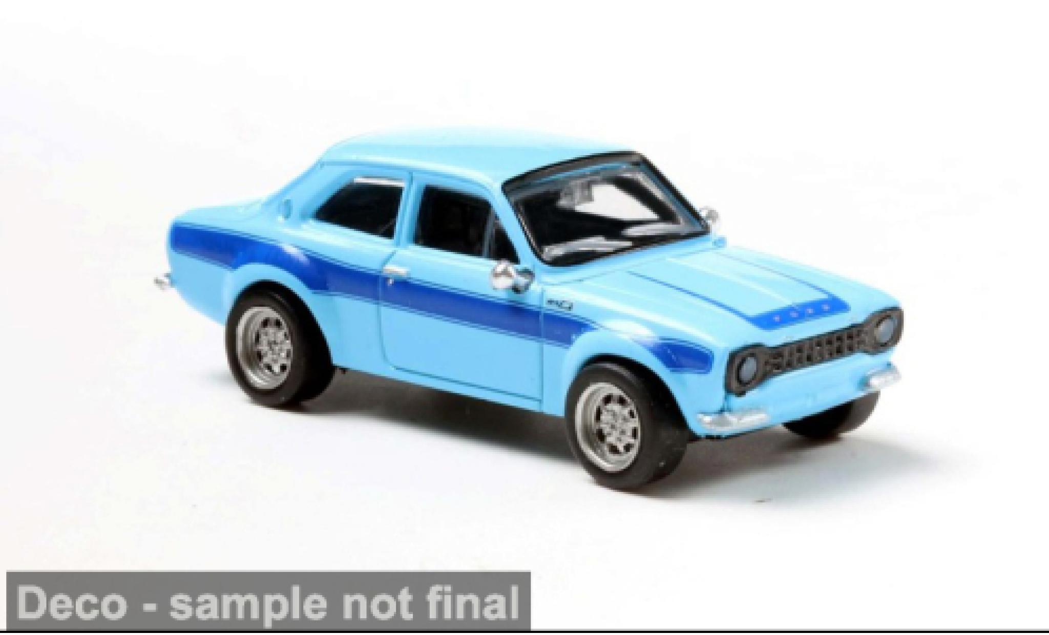 Ford Escort 1/87 Brekina RS 1800 MKI blauw/blauw 1969 1:87 modelauto