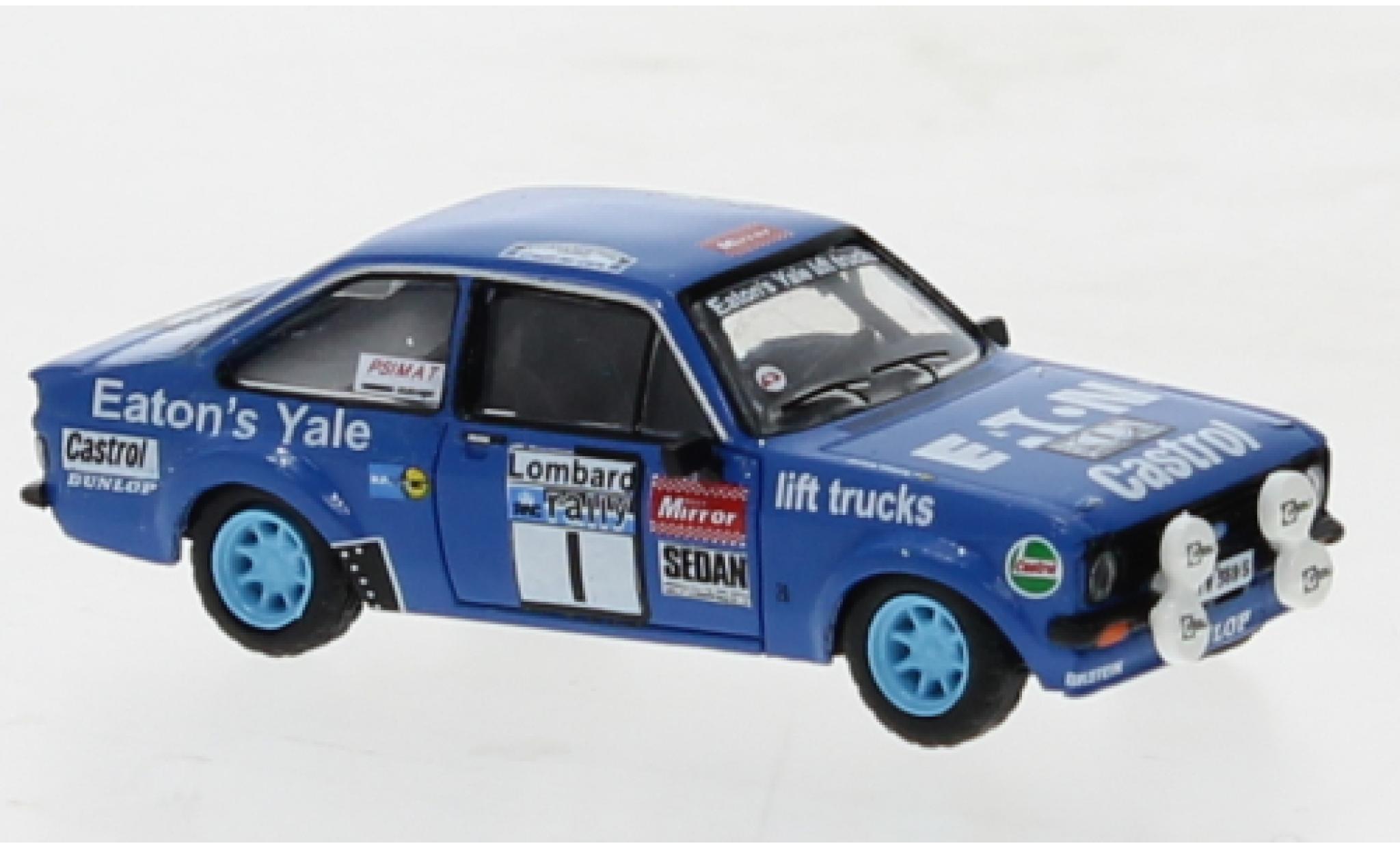 Ford Escort 1/87 Brekina RS 1800 No.1 Rallye RAC Lombard 1979 1:87 modelauto