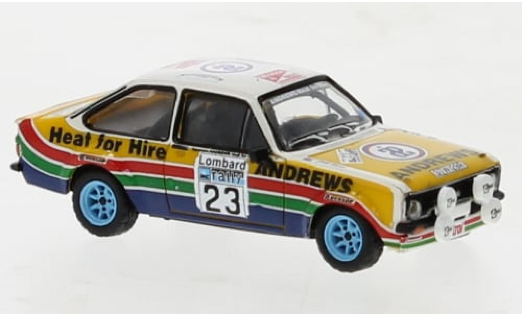 Ford Escort 1/87 Brekina RS 1800 No.23 Rallye RAC Lombard 1977 1:87 modelauto