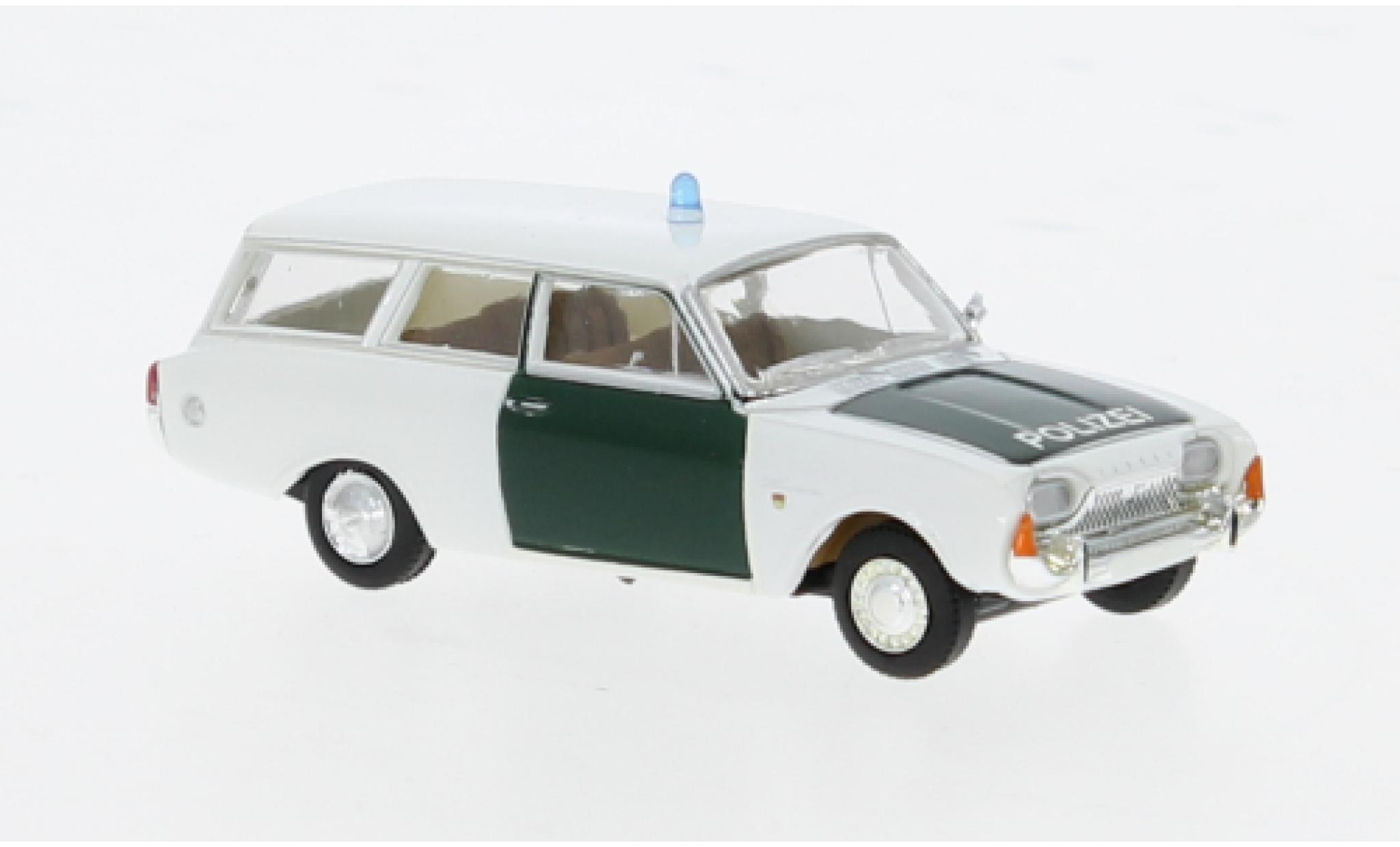 Ford Taunus 1/87 Brekina P3 Turnier Politie 1964 1:87 modelauto