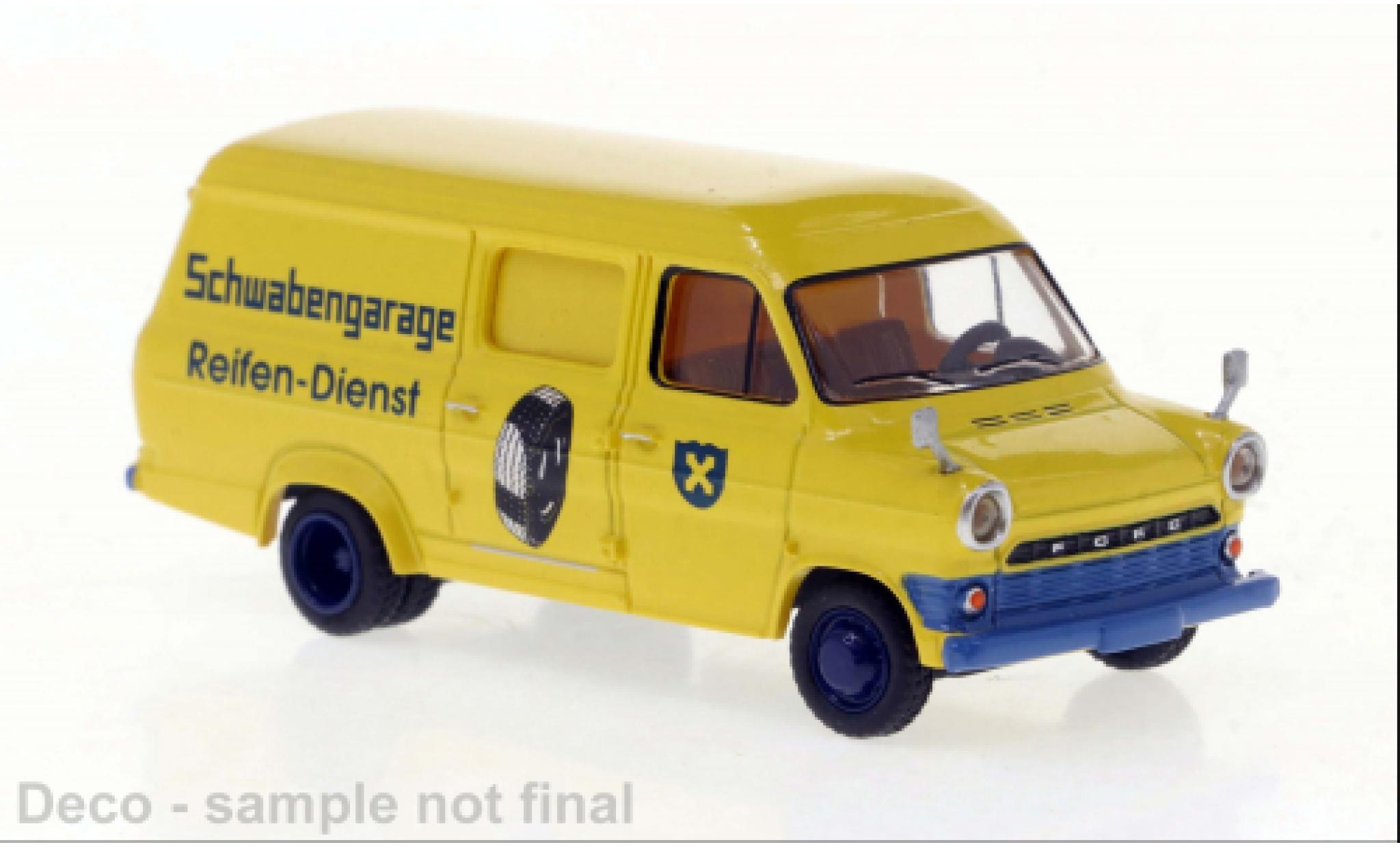 Ford Transit 1/87 Brekina Schwabengarage 1970 1:87 modelauto