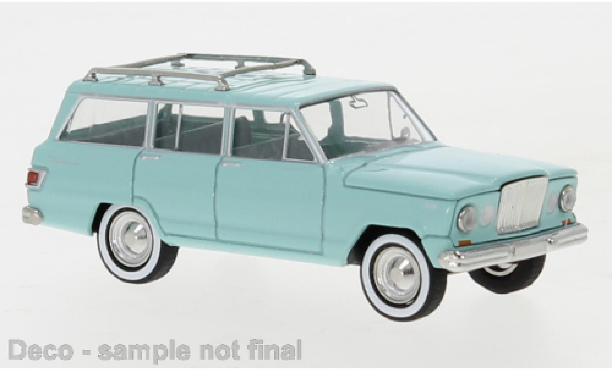 Jeep Wagoneer 1/87 Brekina A groen 1964 modelauto
