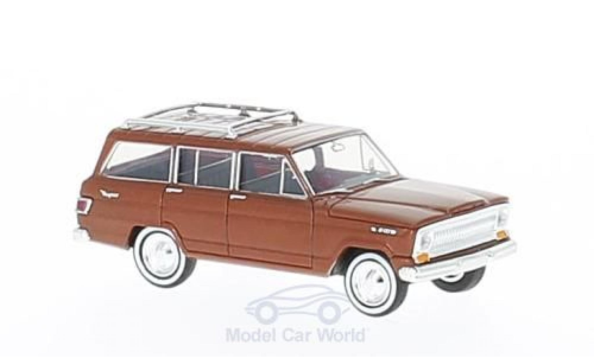 Jeep Wagoneer 1/87 Brekina kupfer modelauto