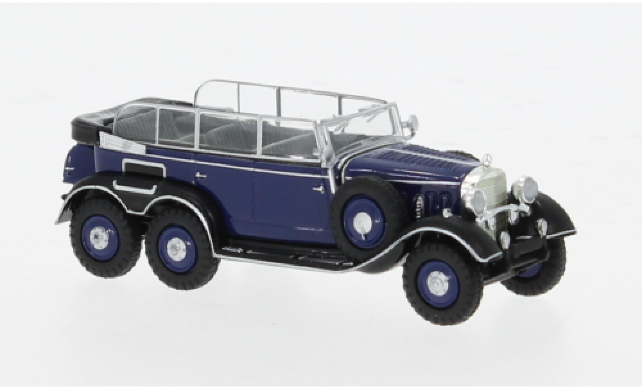 Mercedes G4 1/87 Brekina blauw 1938 1:87 modelauto