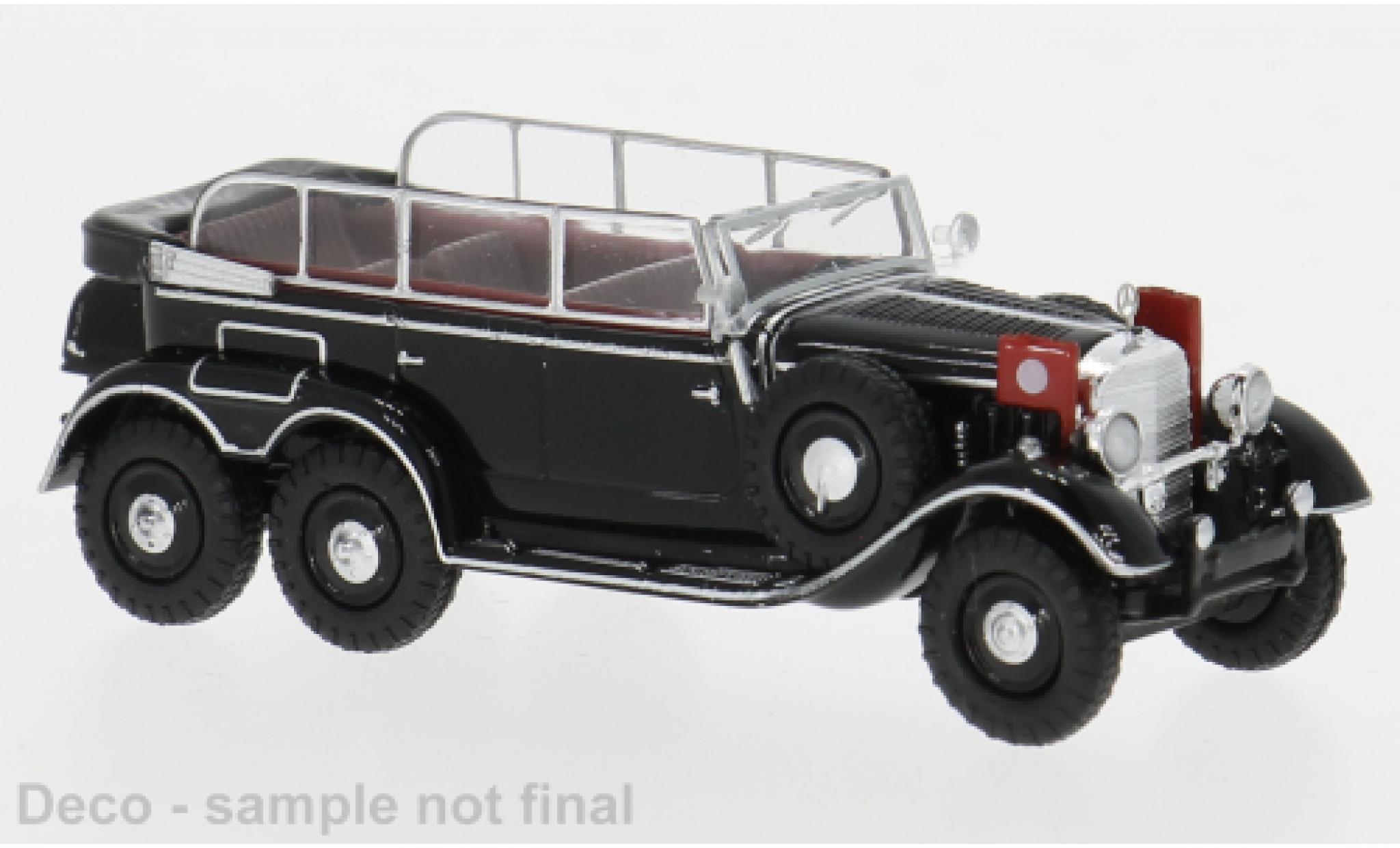 Mercedes G4 1/87 Brekina zwart 1938 1:87 modelauto