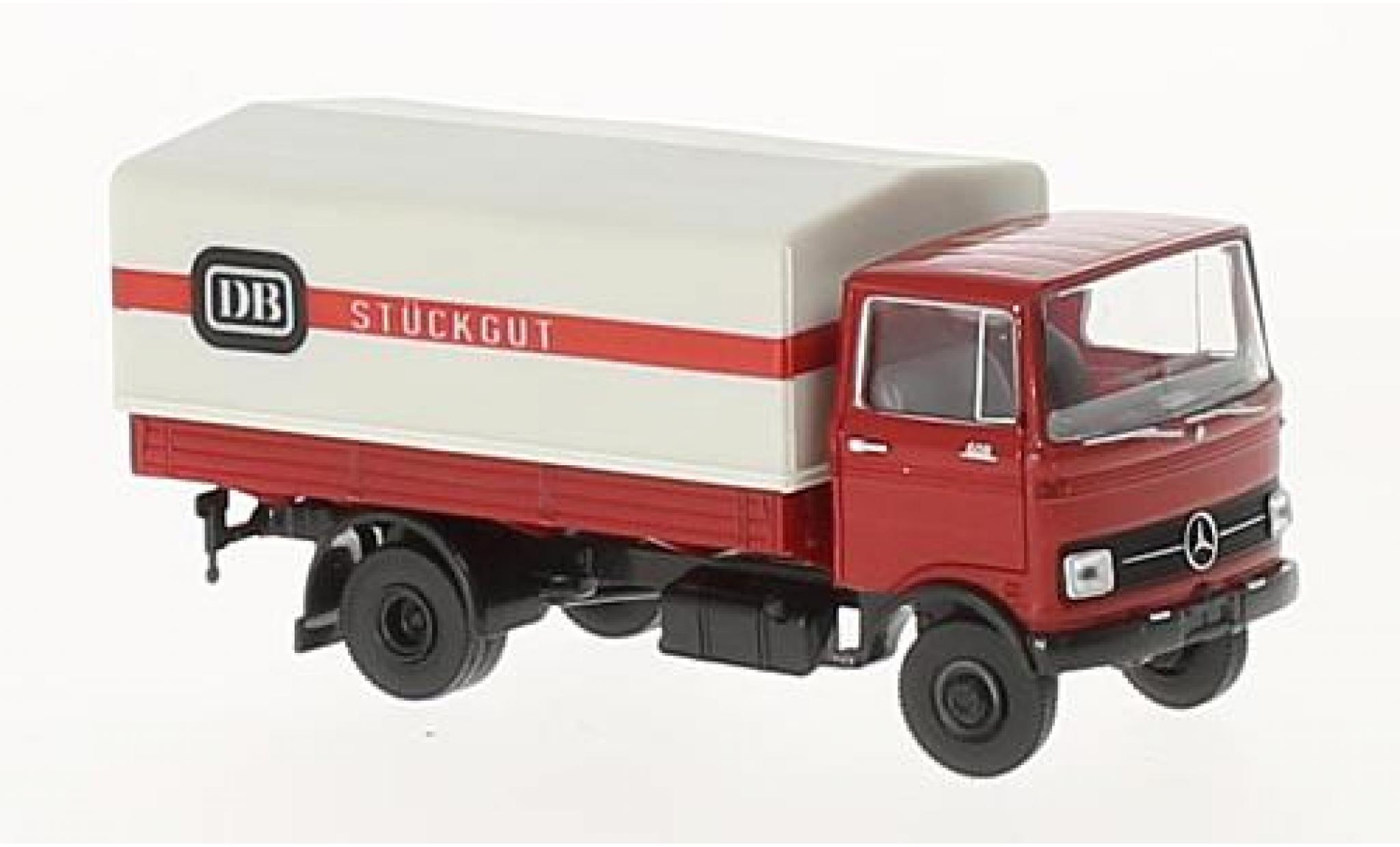 Mercedes LP 608 1/87 Brekina DB St&uuml;ckgut plateforme toile modelauto