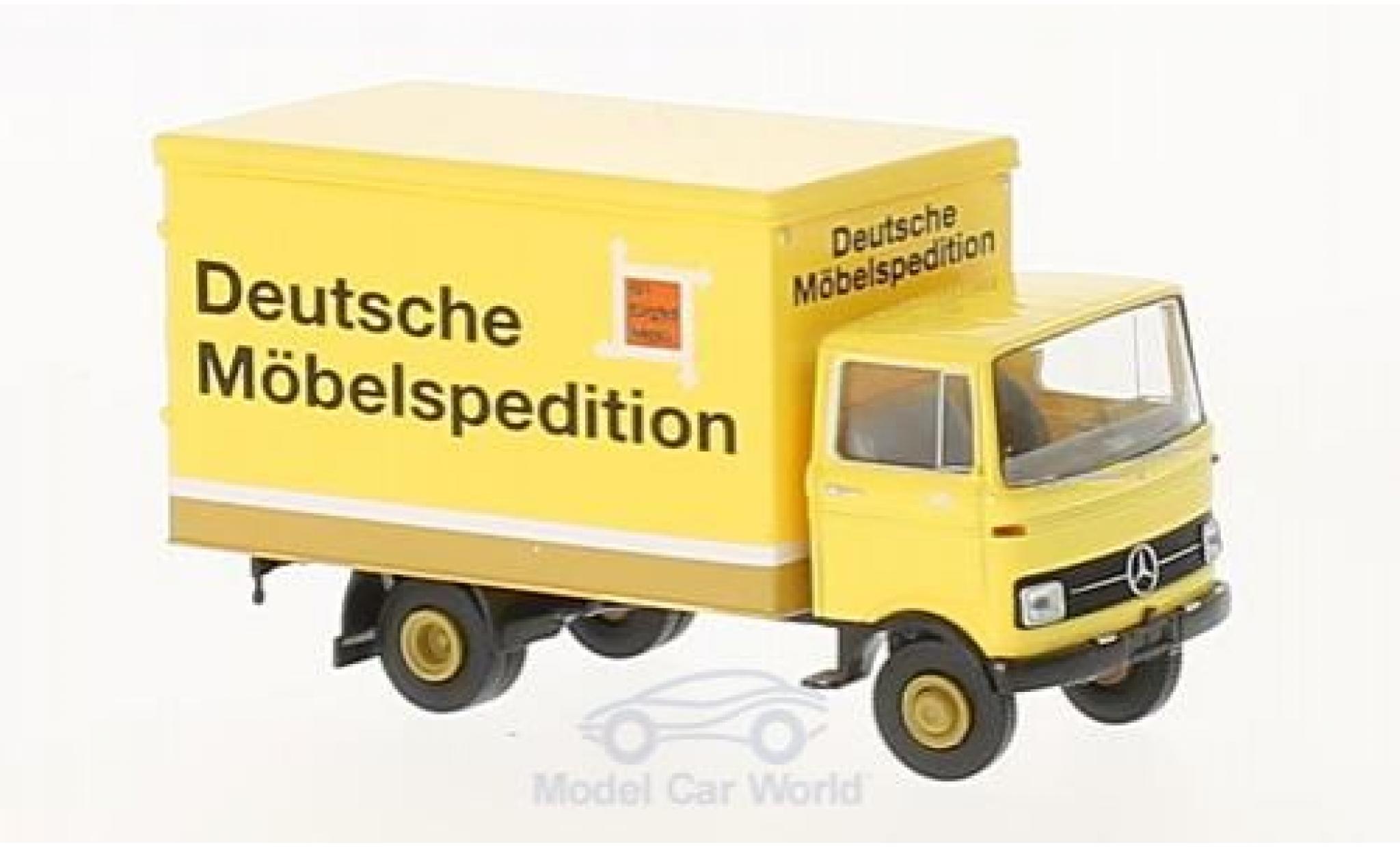 Mercedes LP 608 1/87 Brekina Koffer Deutsche M&ouml;belspedition modelauto