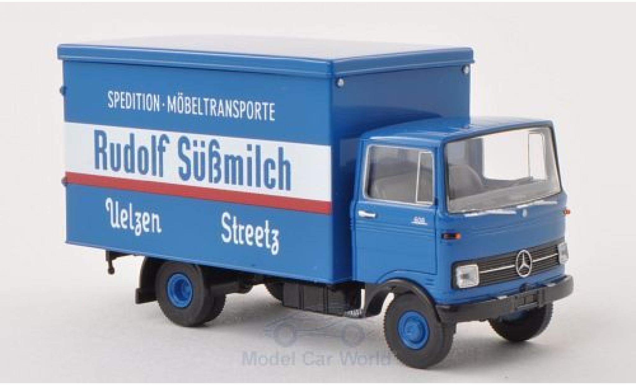 Mercedes LP 608 1/87 Brekina Koffer Rudolf S&uuml;&szlig;milch modelauto