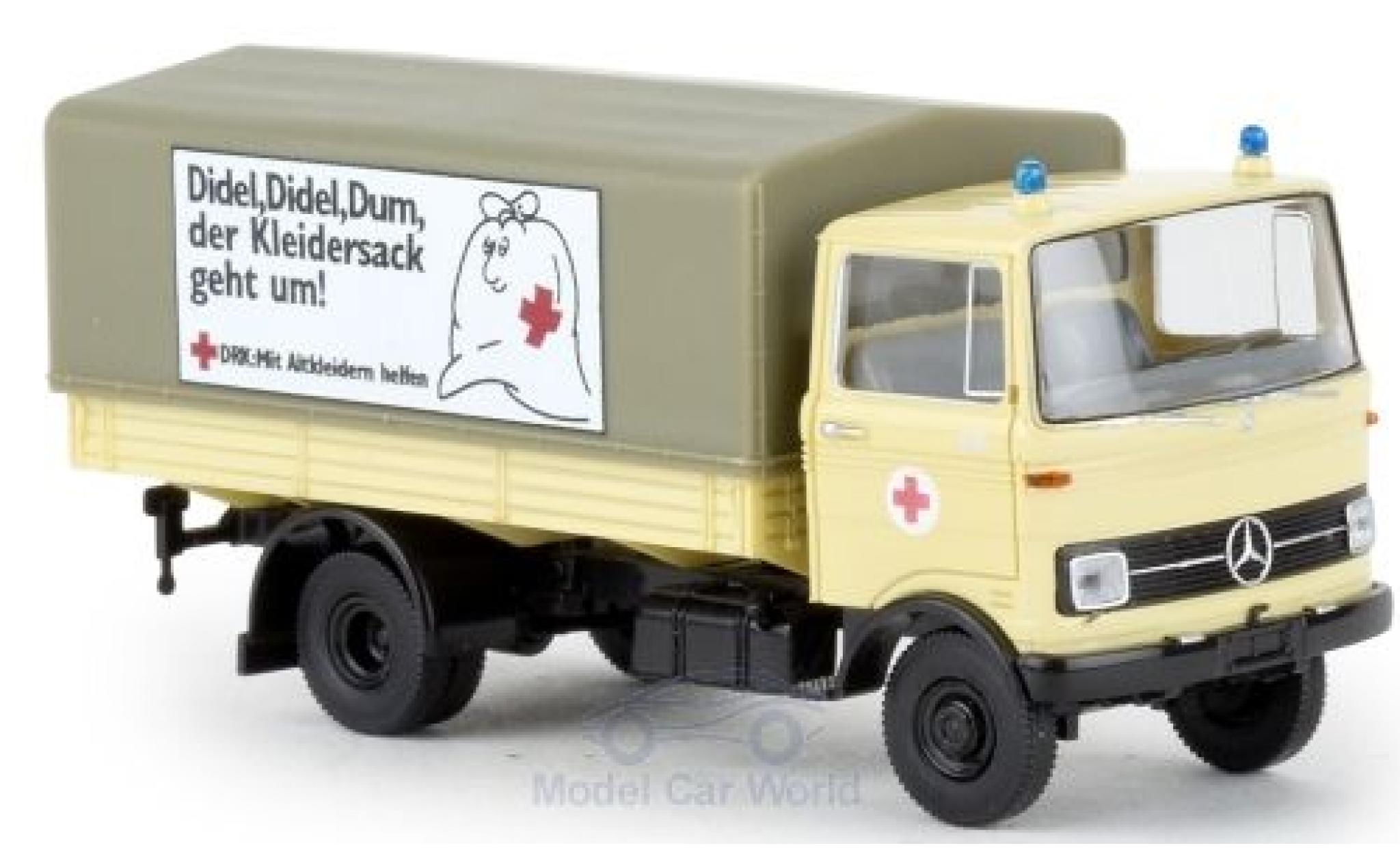 Mercedes LP 608 1/87 Brekina PP DRK Altkleidersammlung 1965 modelauto