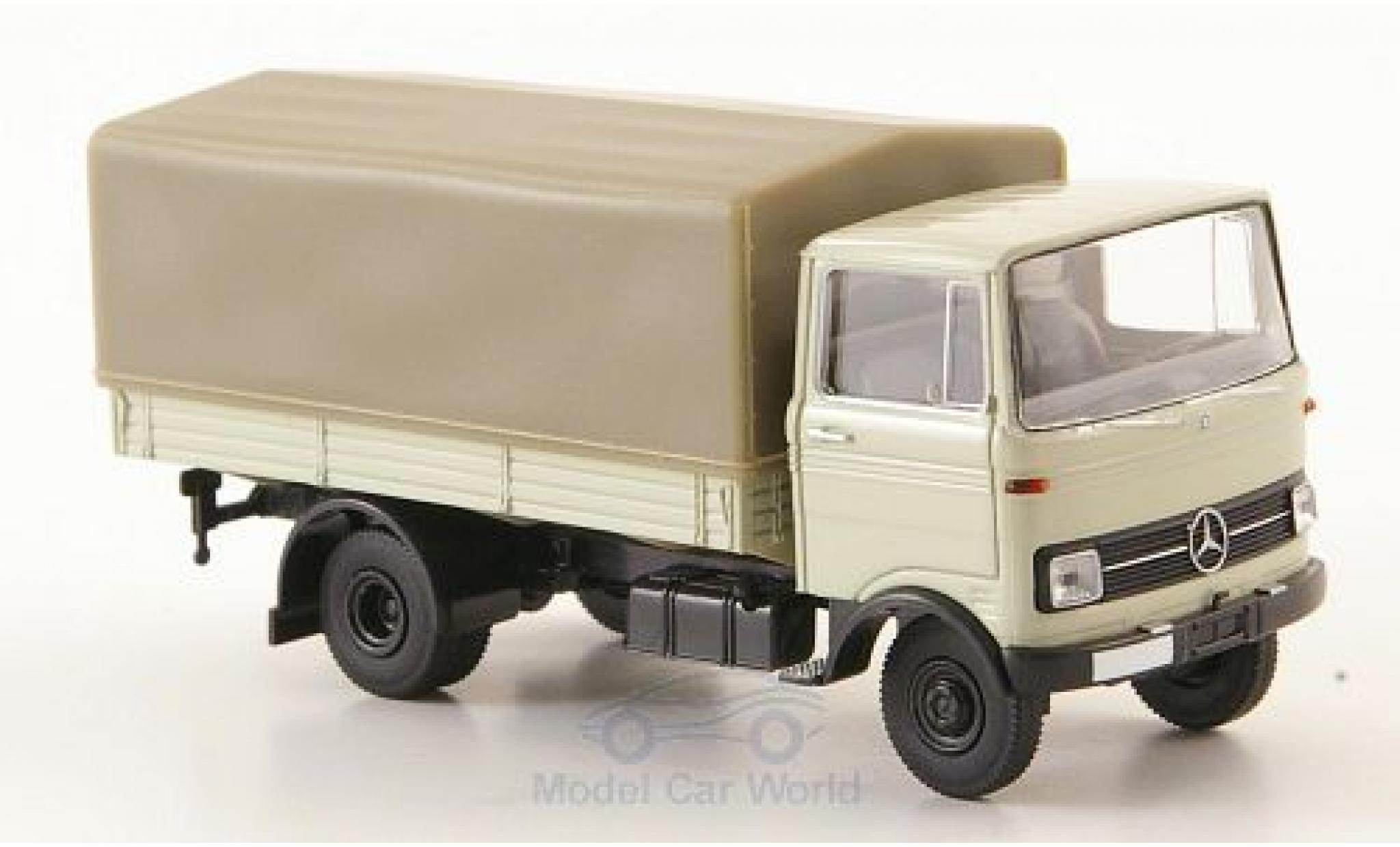 Mercedes LP 608 1/87 Brekina PP-LKW grijs modelauto