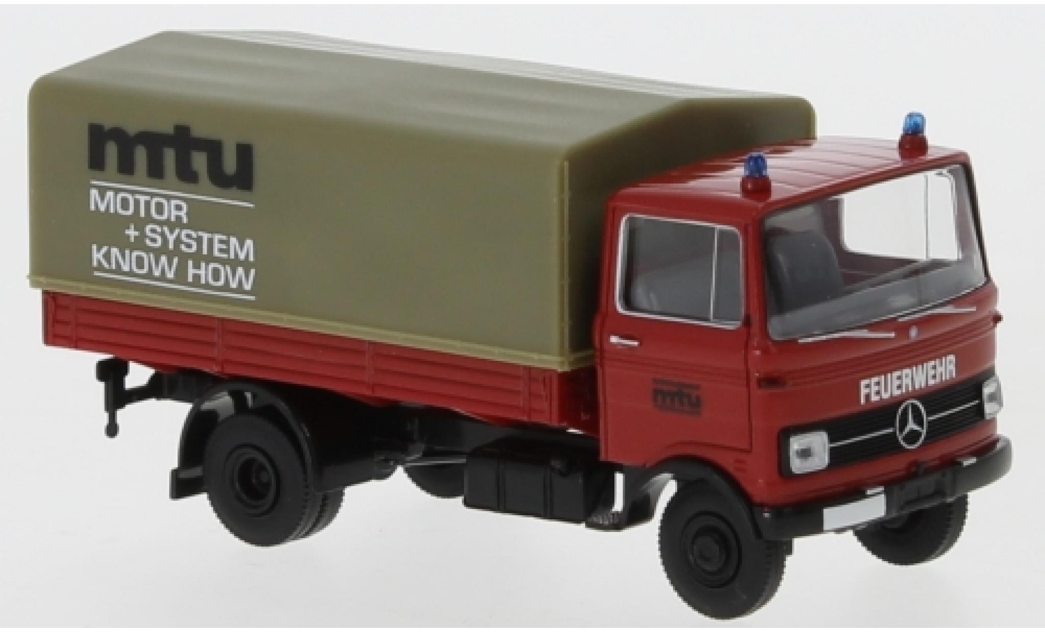 Mercedes LP 608 1/87 Brekina PP Werkfeuerwehr MTU 1966 modelauto