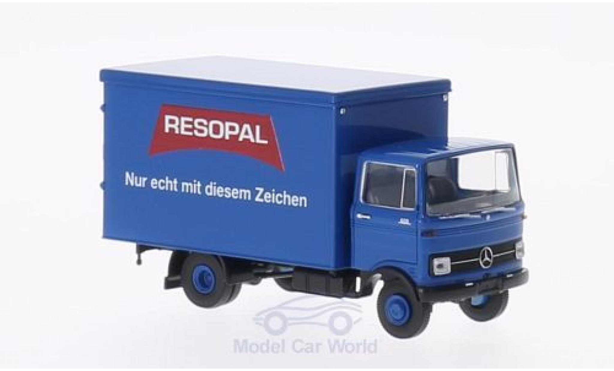 Mercedes LP 608 1/87 Brekina Resopal Koffer modelauto